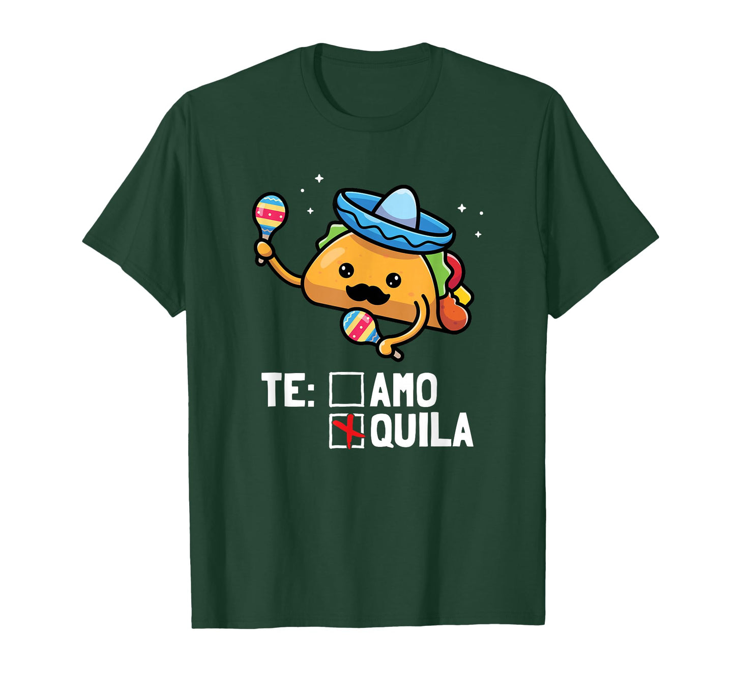 Te Amo Tequila Shirt, Cindo de Mayo Taco T-Shirt