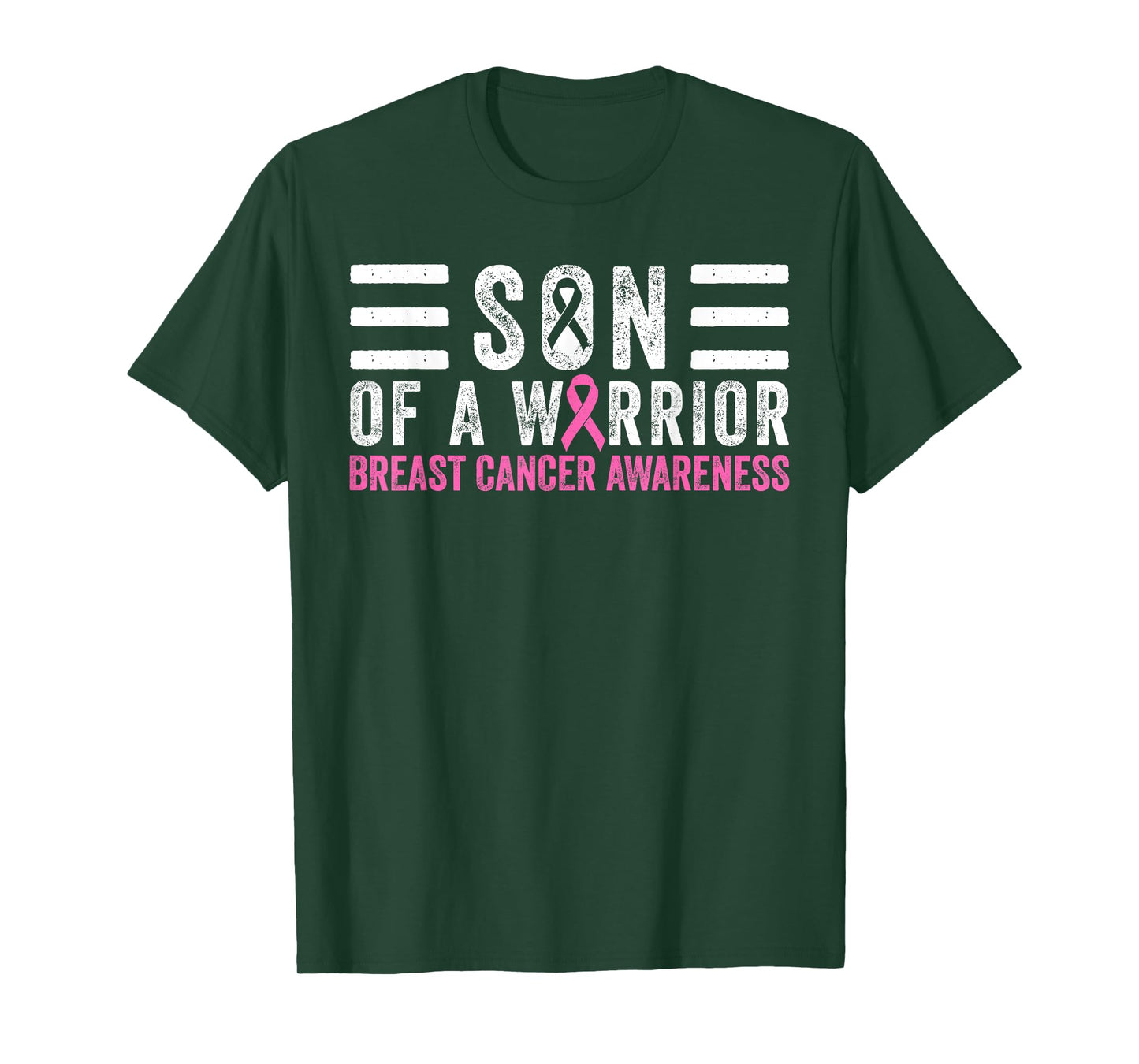 Son of A Warrior Breast Cancer Awareness T-Shirt