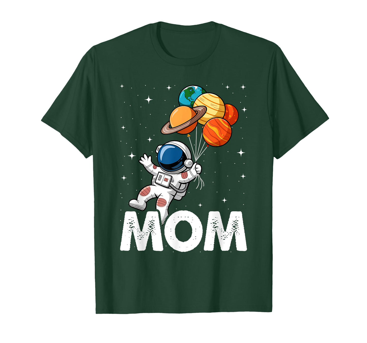 Mom Space Theme T-Shirt