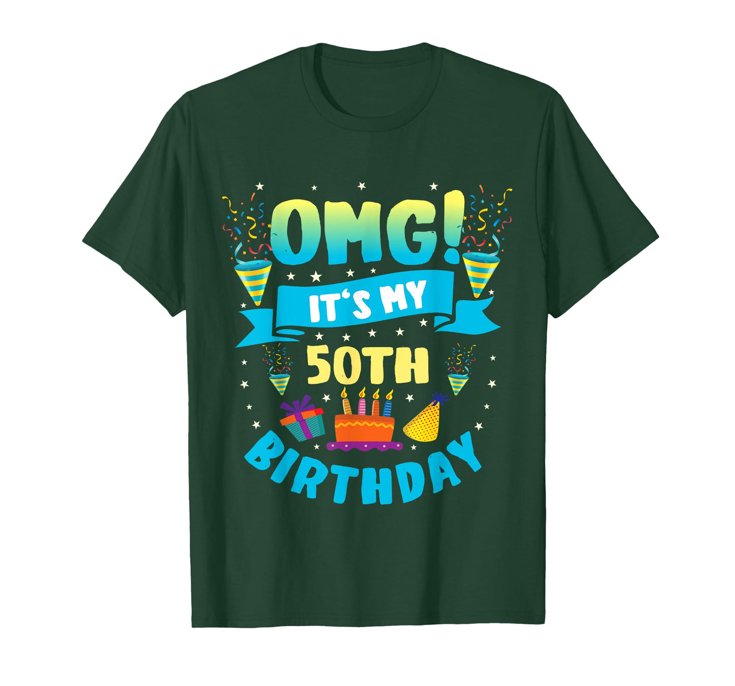 50 Year Old shirt OMG It's My 50th Birthday T-Shirt