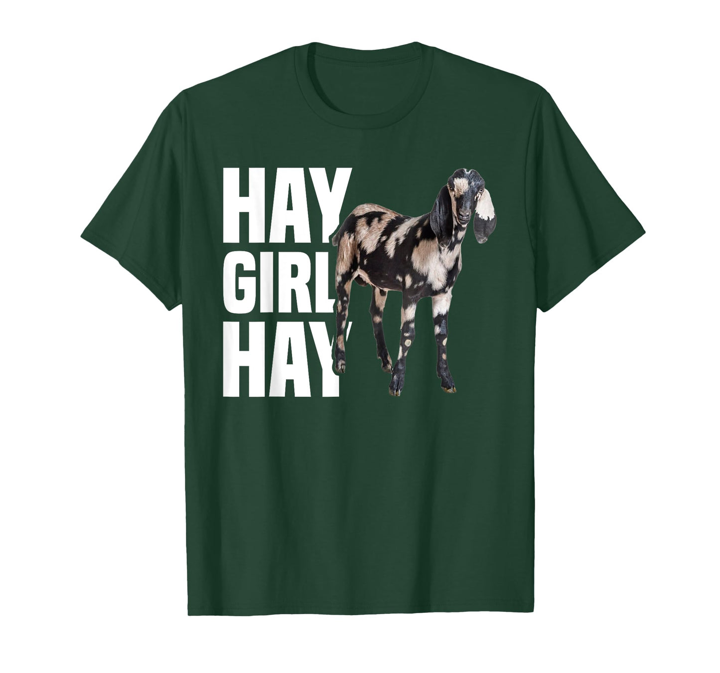 Nubian Goat - Hay Girl Nubian Goat Mom T-Shirt