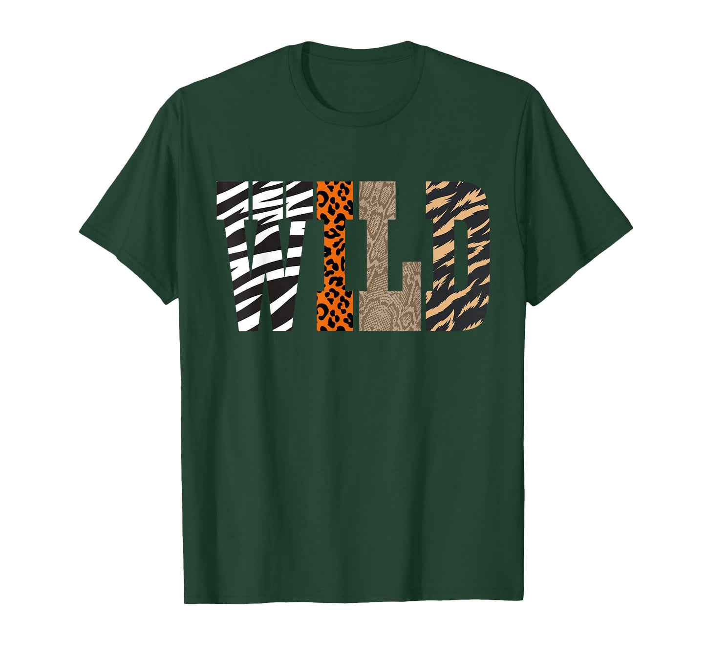 Wild Animal Pattern - Animal Print T-Shirt
