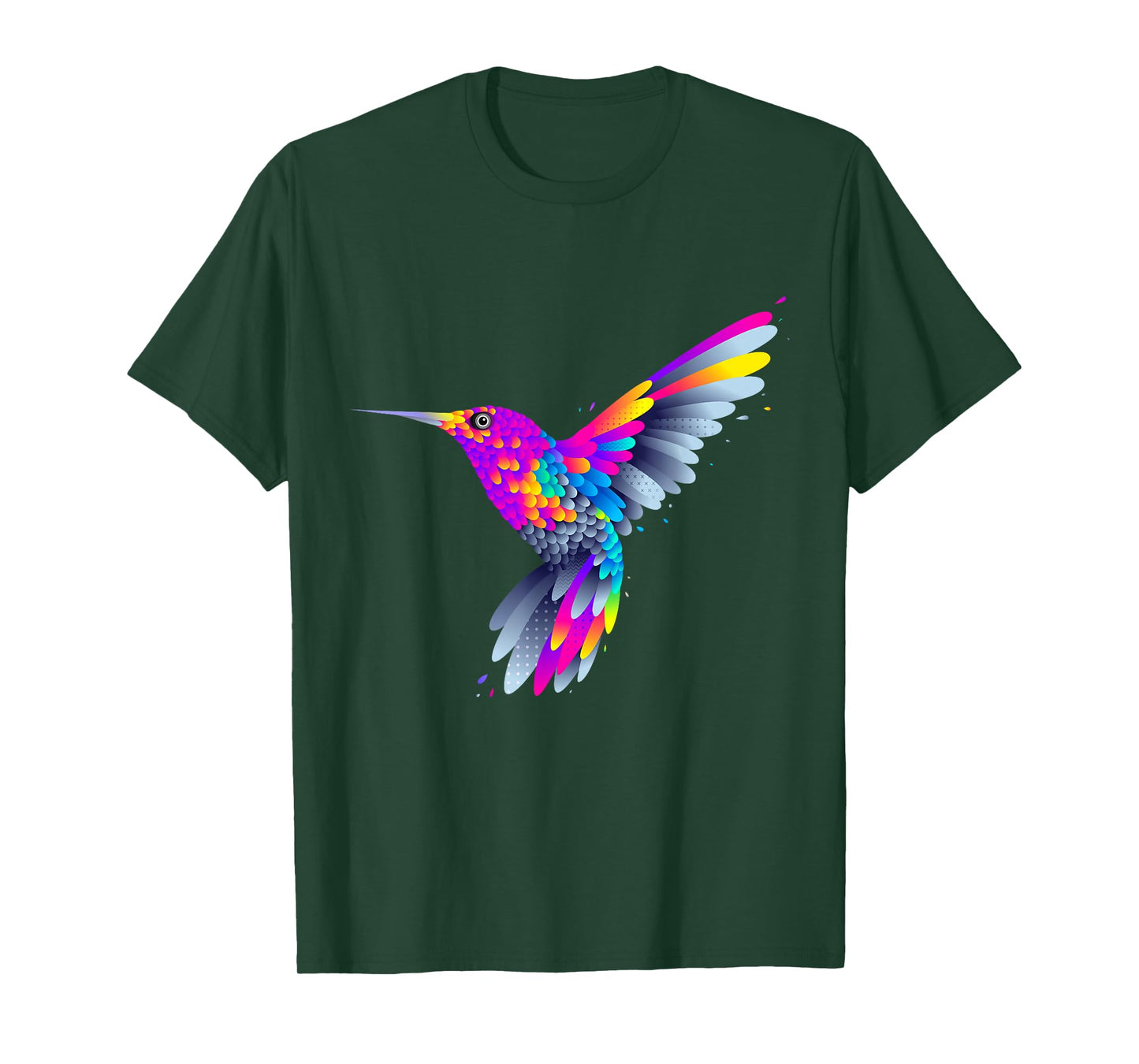 Colorful Peaceful Bird T-shirt, I Love Birds, Birds Graphic T-Shirt