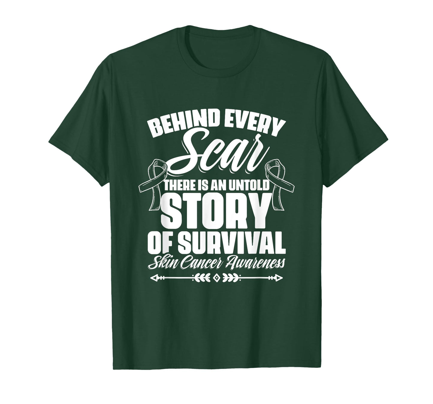 Story Of Survival - Skin Cancer Warrior Melanoma Awareness T-Shirt
