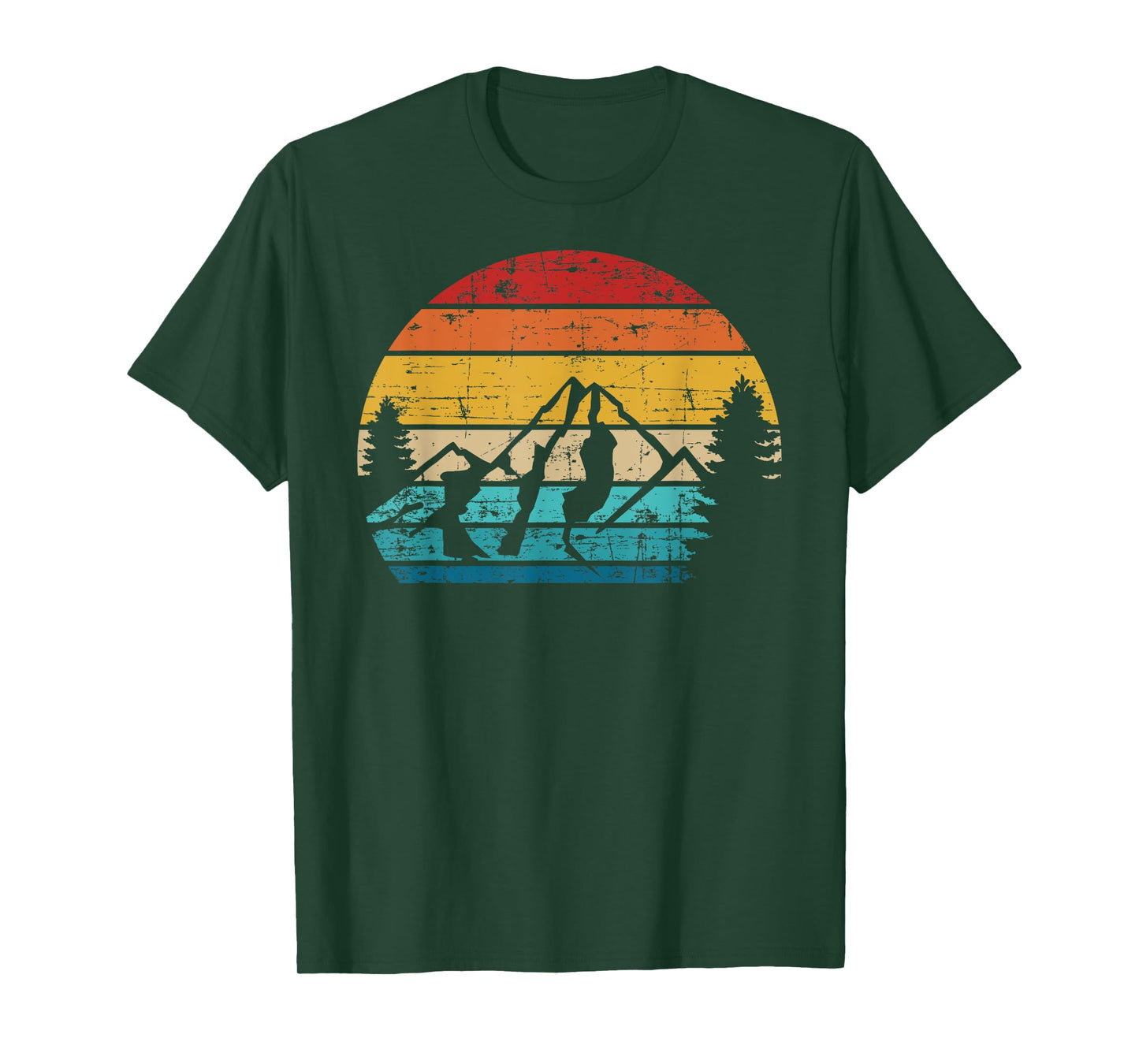 Mountains vintage Camping T-Shirt