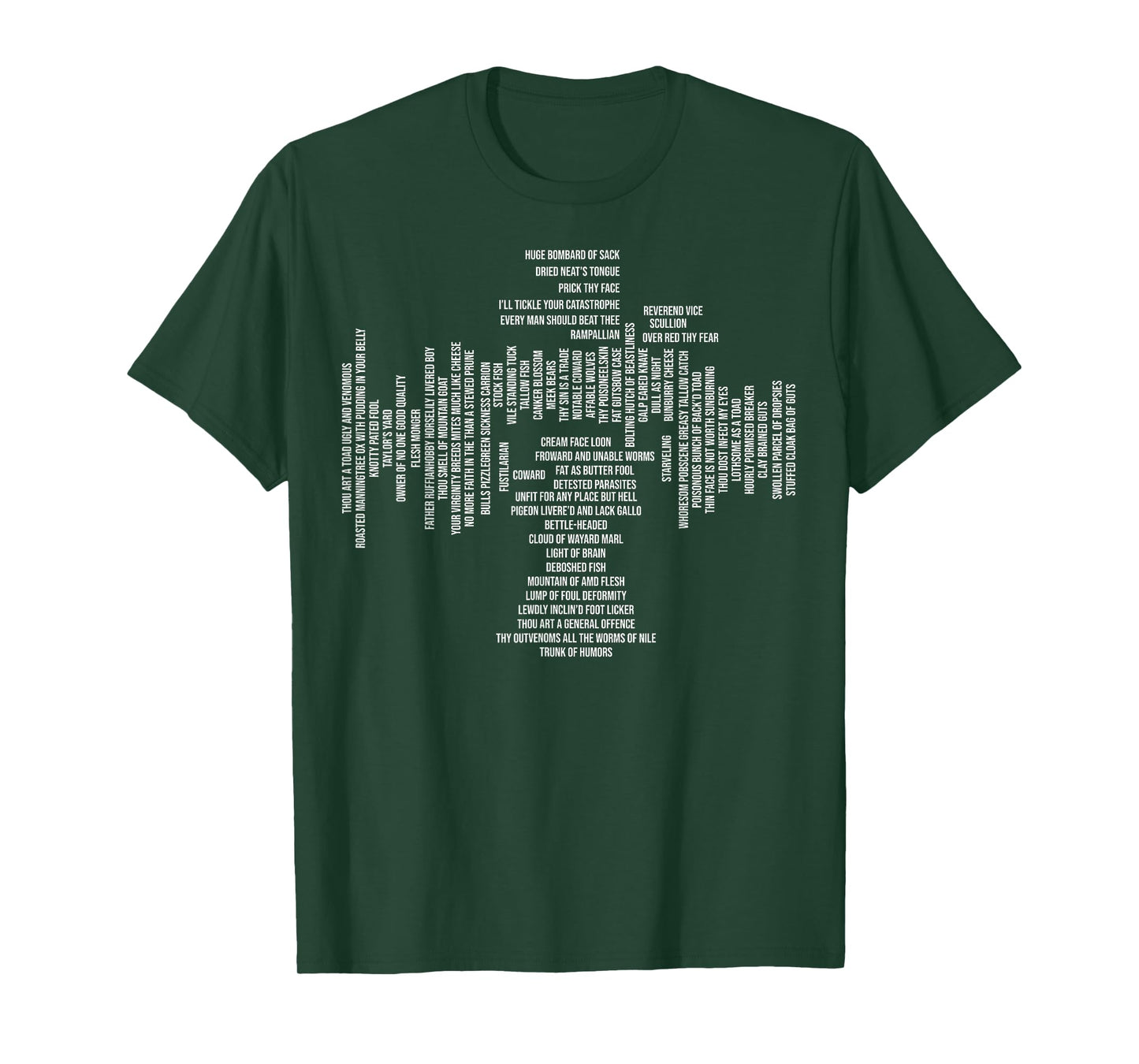 Shakespeare Insults - Funny Shakespeare Quotes T-Shirt