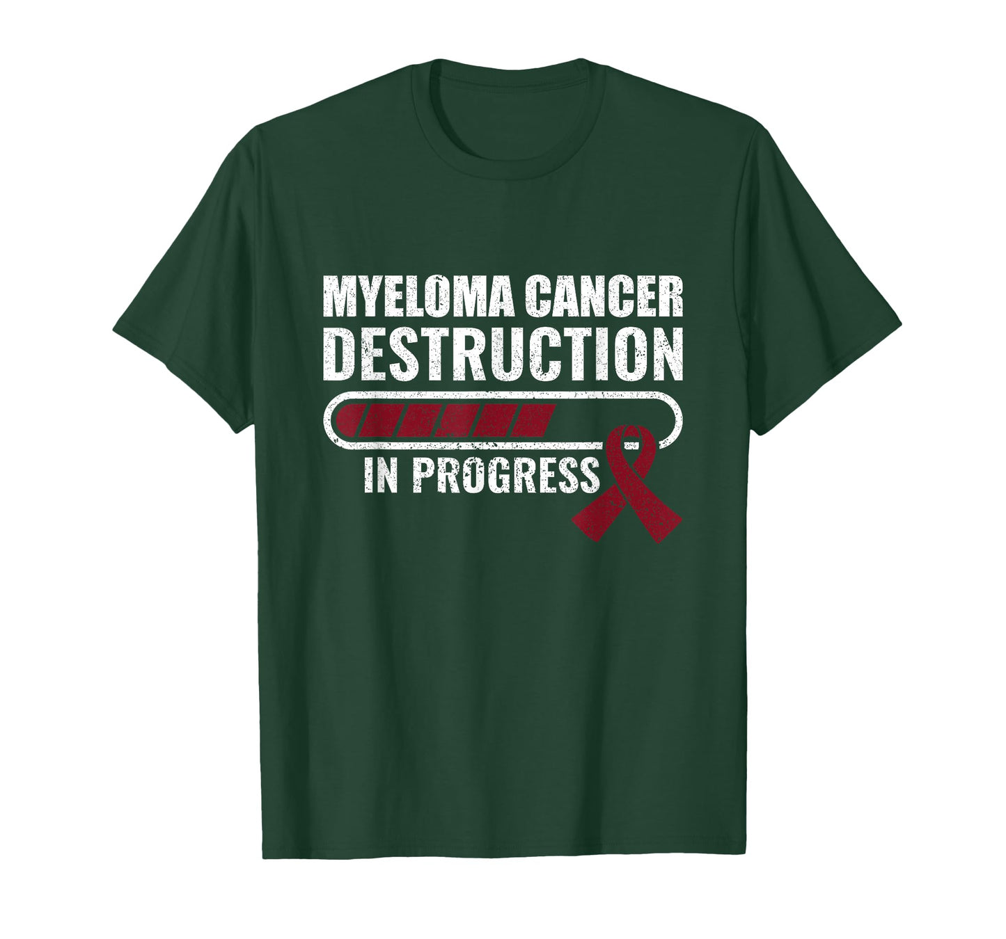 Destruction In Progress Multiple Myeloma Cancer Awareness T-Shirt