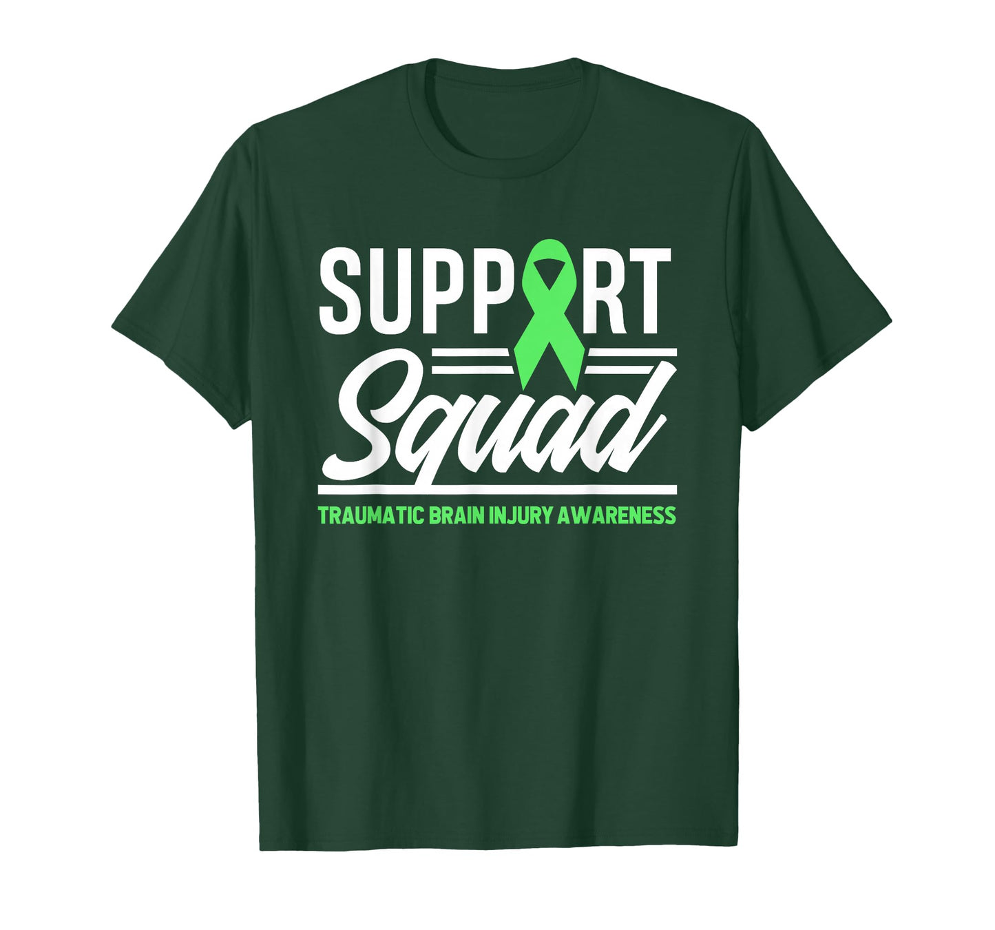 Support TBI Support Squad Traumatic Brain Injury Awareness T-Shirt