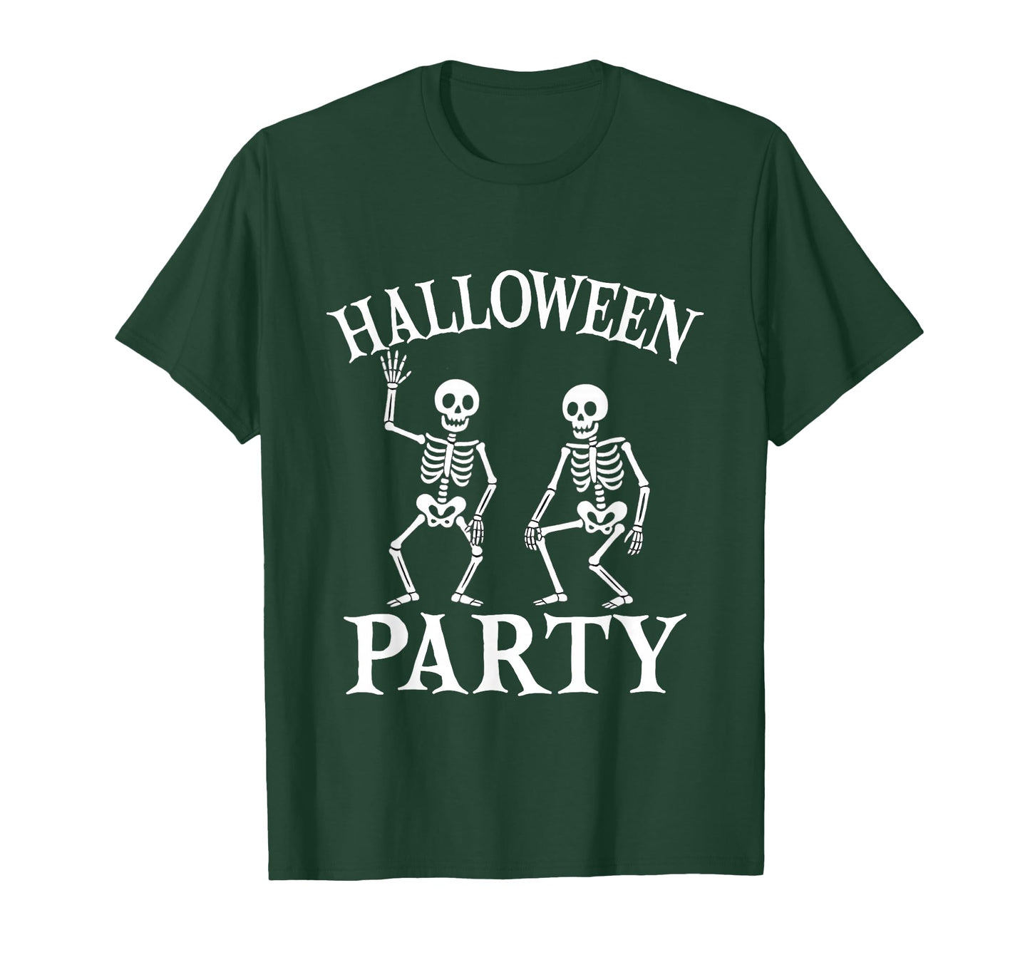Halloween Party Skeletons Spooky Fun T-Shirt