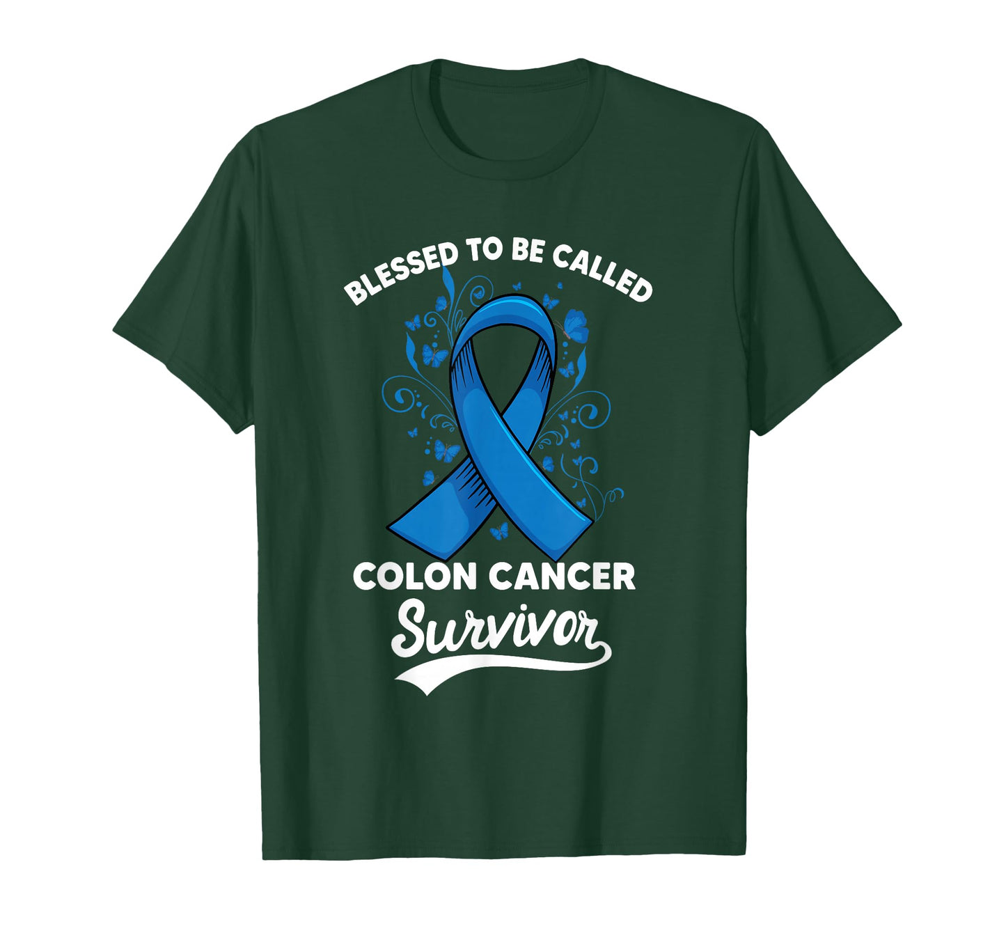 Colon Cancer Blessed survivor of Colorectal Awareness T-Shirt