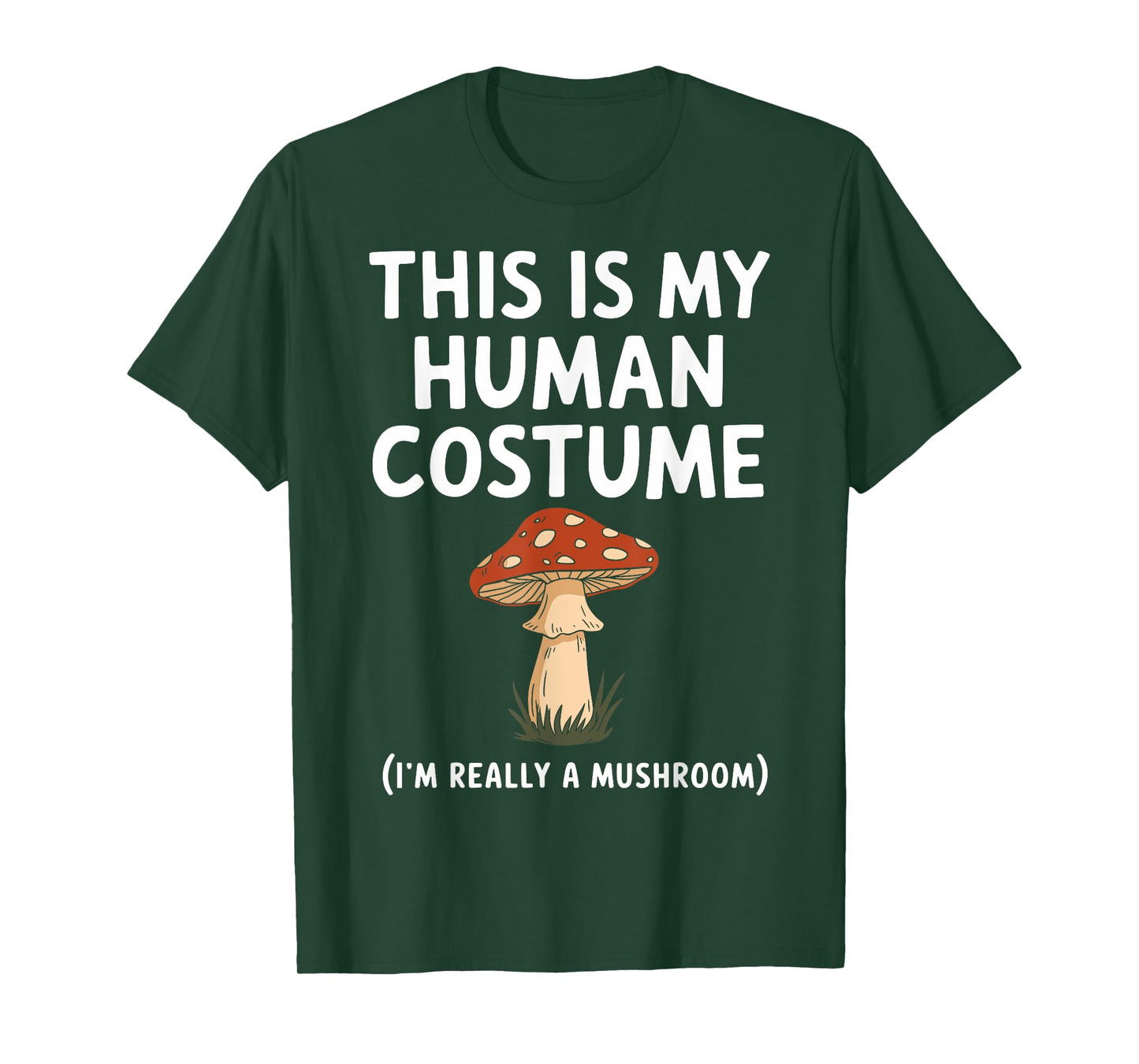 Mushroom Costume Funny Retro Fungi Aesthetic Wild Mushroom T-Shirt