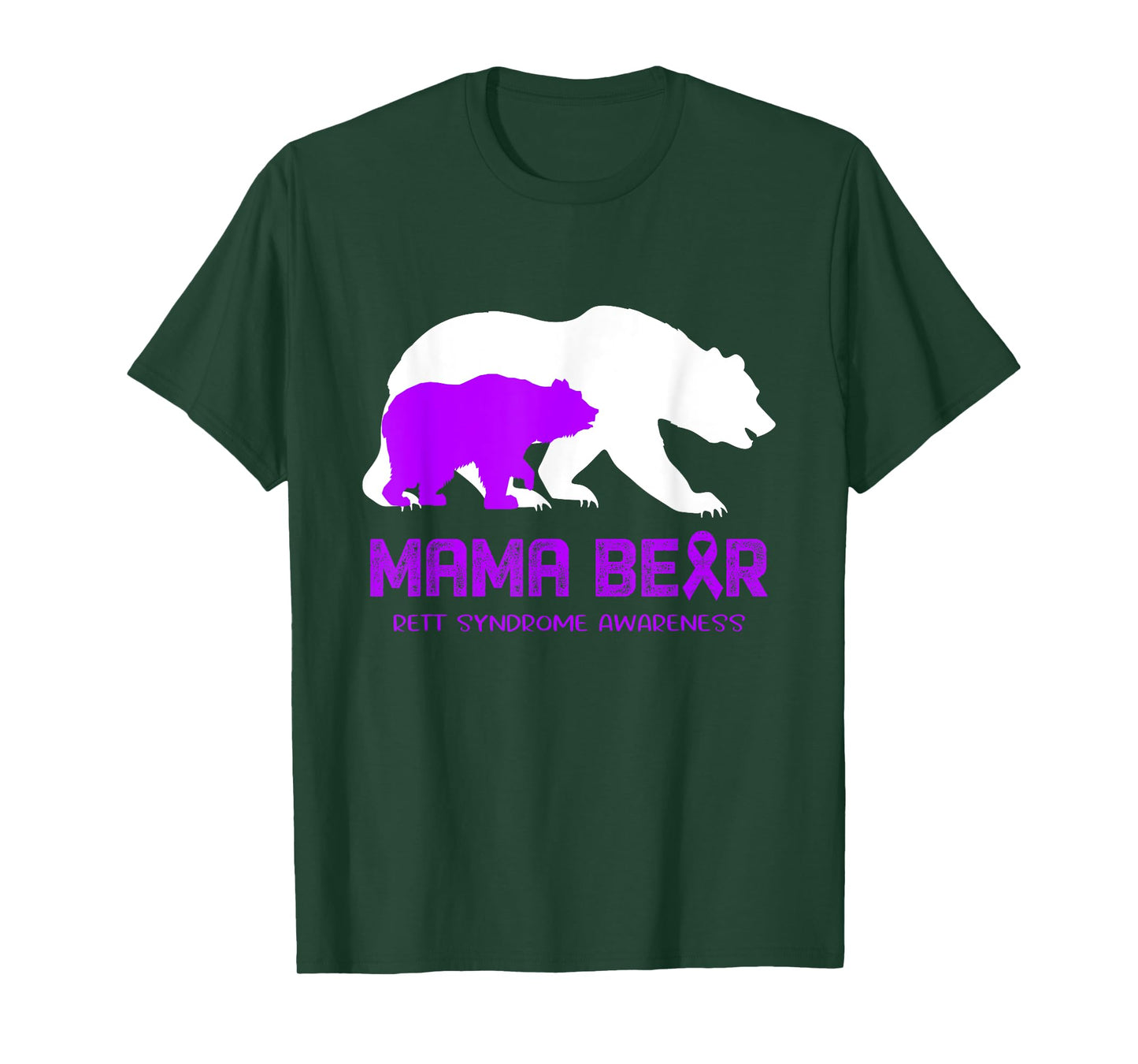 Mama Bear Rett Syndrome Awareness Shirt For Women Men T-Shirt