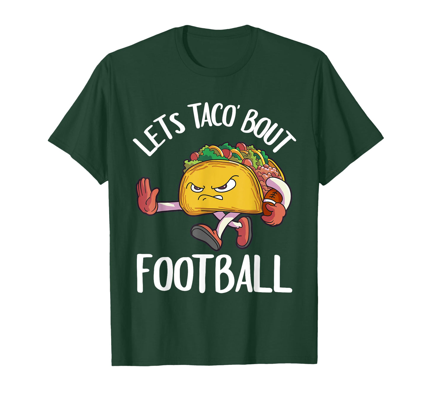 Funny American Football Shirt Kids Men Taco Lover Gift T-Shirt