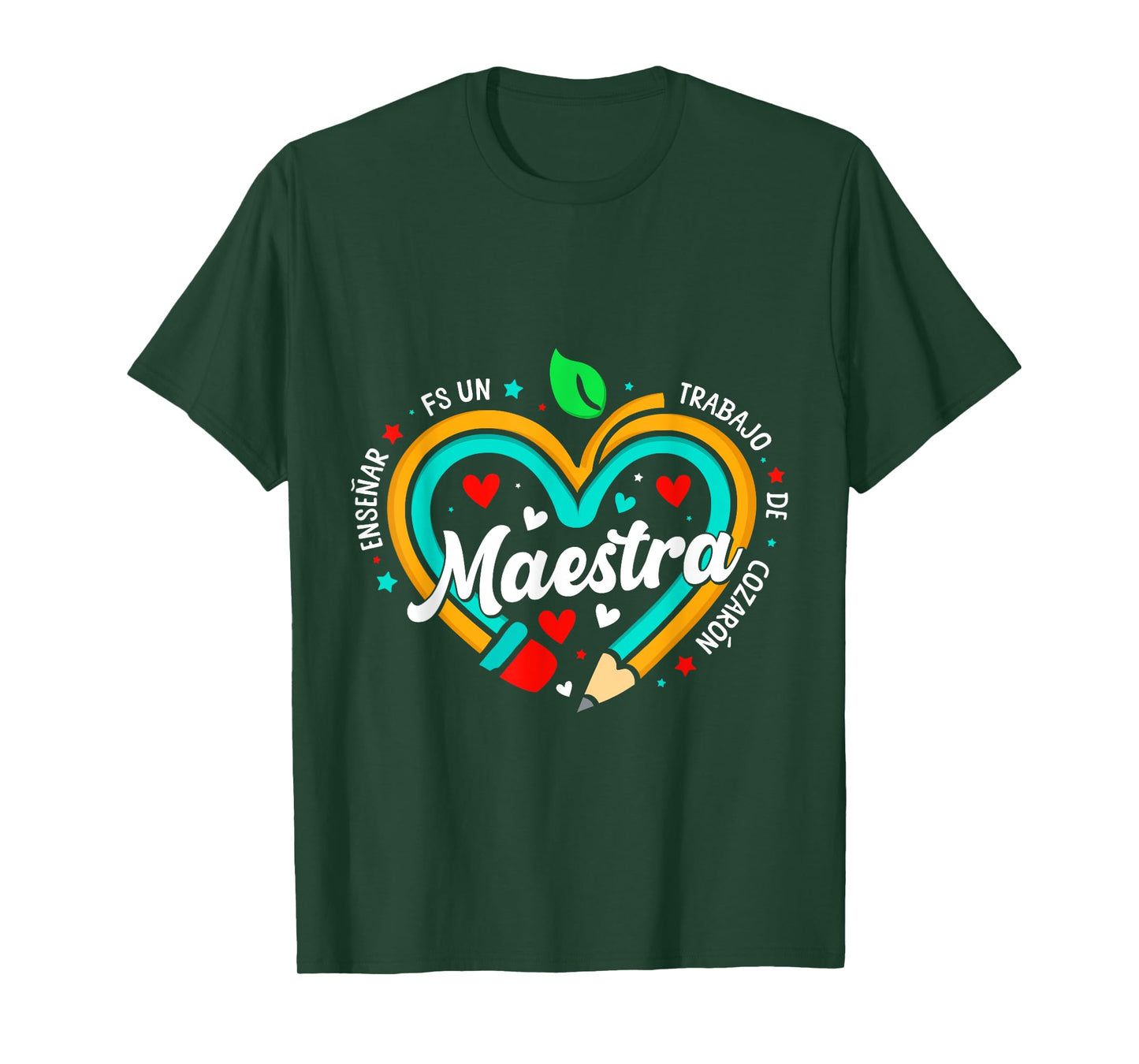 Maestra Spanish Teacher Back To School First Day Of School T-Shirt
