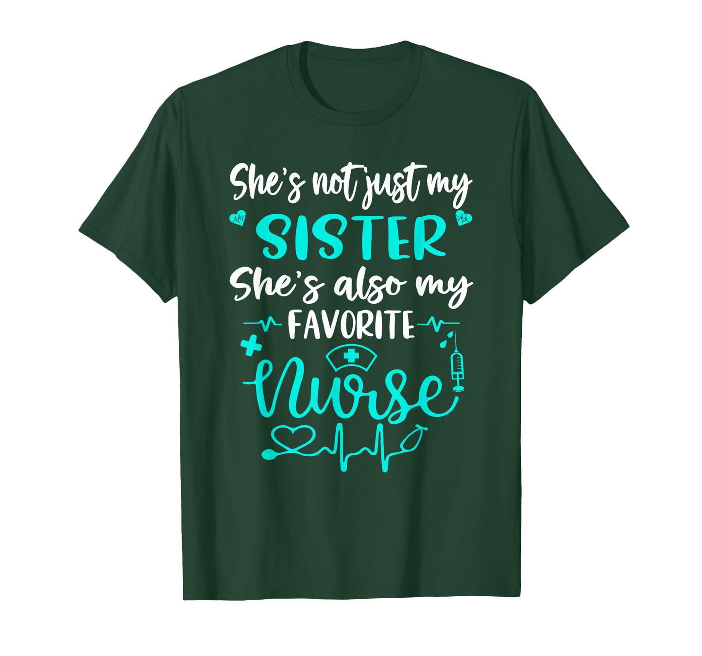 My Sister Is A Nurse - Proud Nurse Sibling CNA RN LPN Family T-Shirt