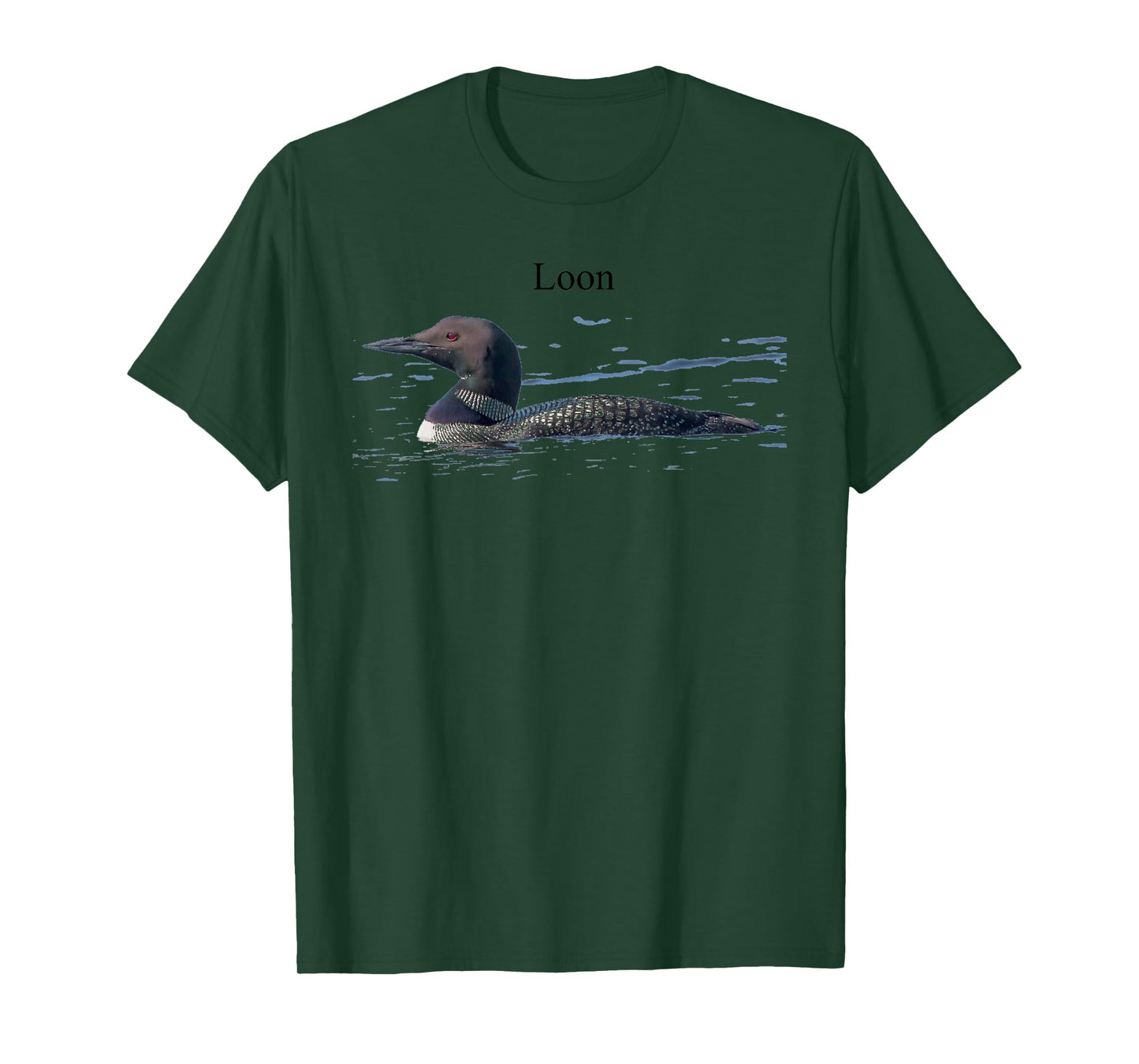Common Loon Bird Lover Art T-Shirt