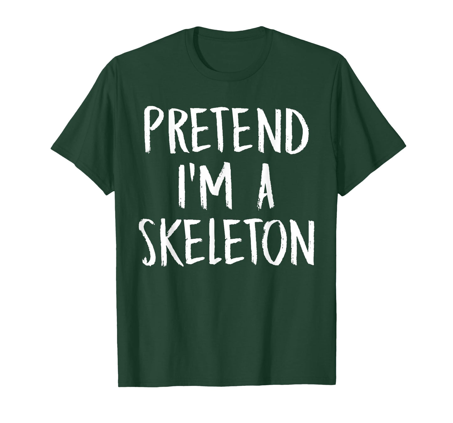 Pretend I'm A Skeleton Family Funny Halloween Party Costume T-Shirt