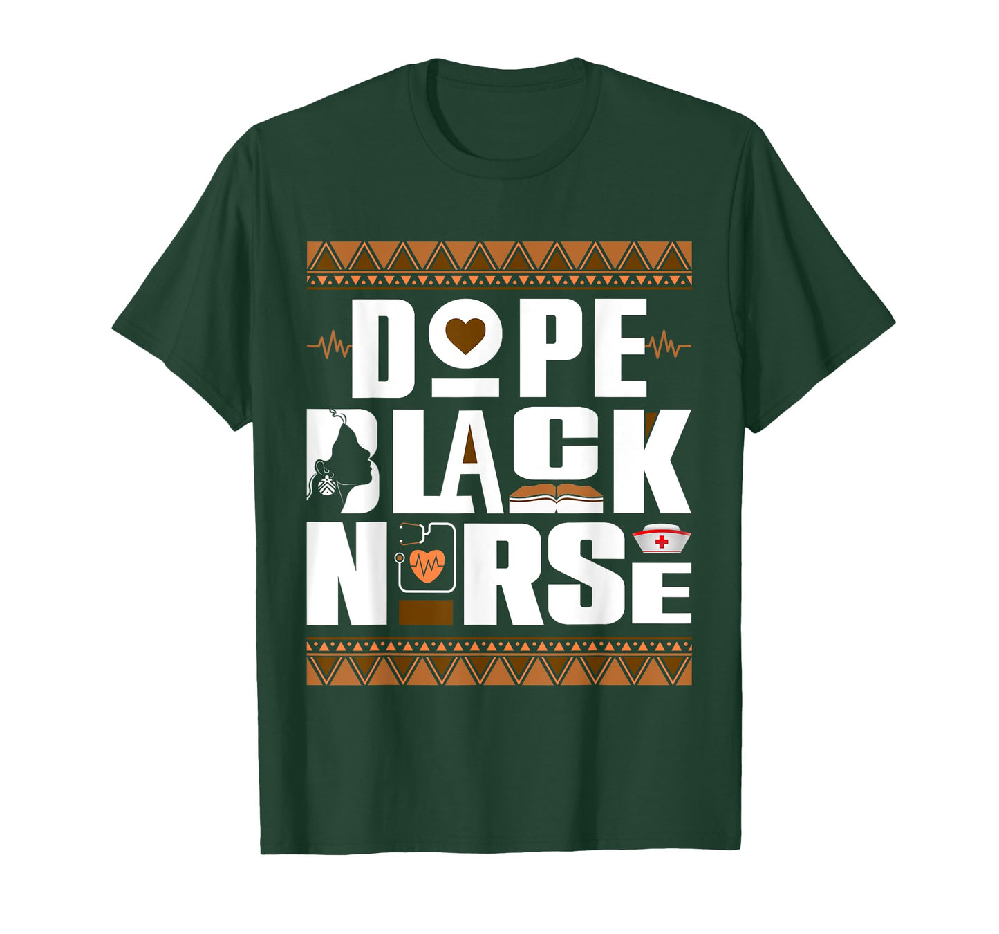 Unapologetically Dope Black Nurse Melanin Pride Nursing T-Shirt
