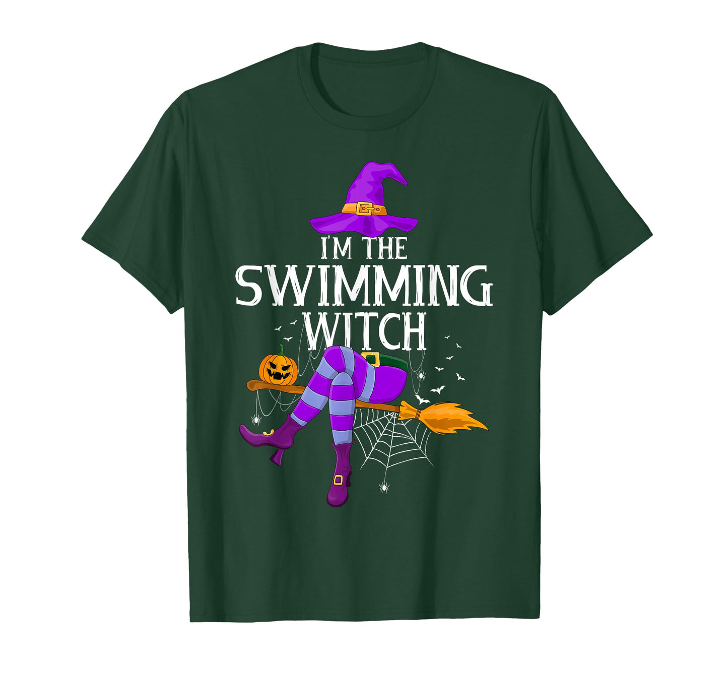 Matching Family Costume I'm The Swimming Witch Halloween T-Shirt
