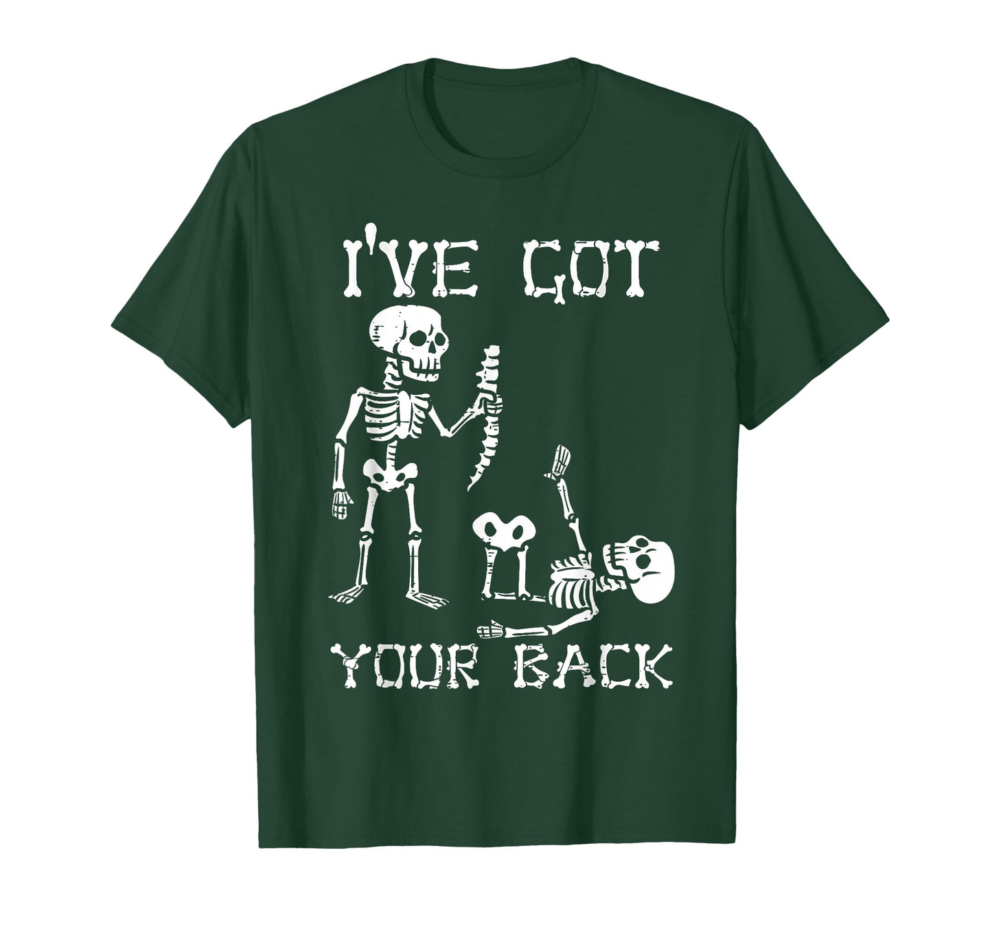 Halloween Skeletons Ive Got Your Back Costume Men Women Kids T-Shirt