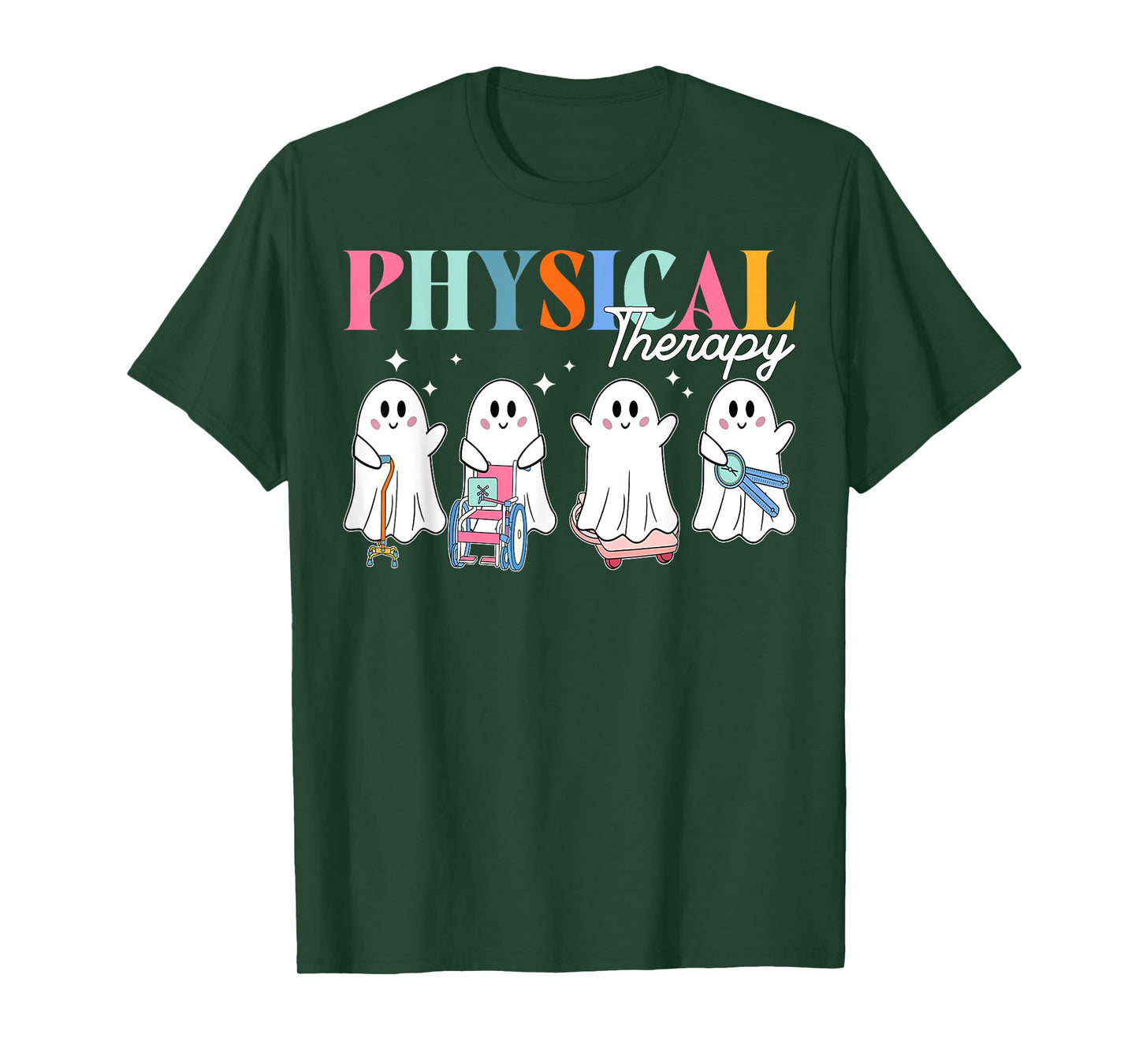 Funny Shirt Pt Halloween Physical Therapy Ghosts T-Shirt