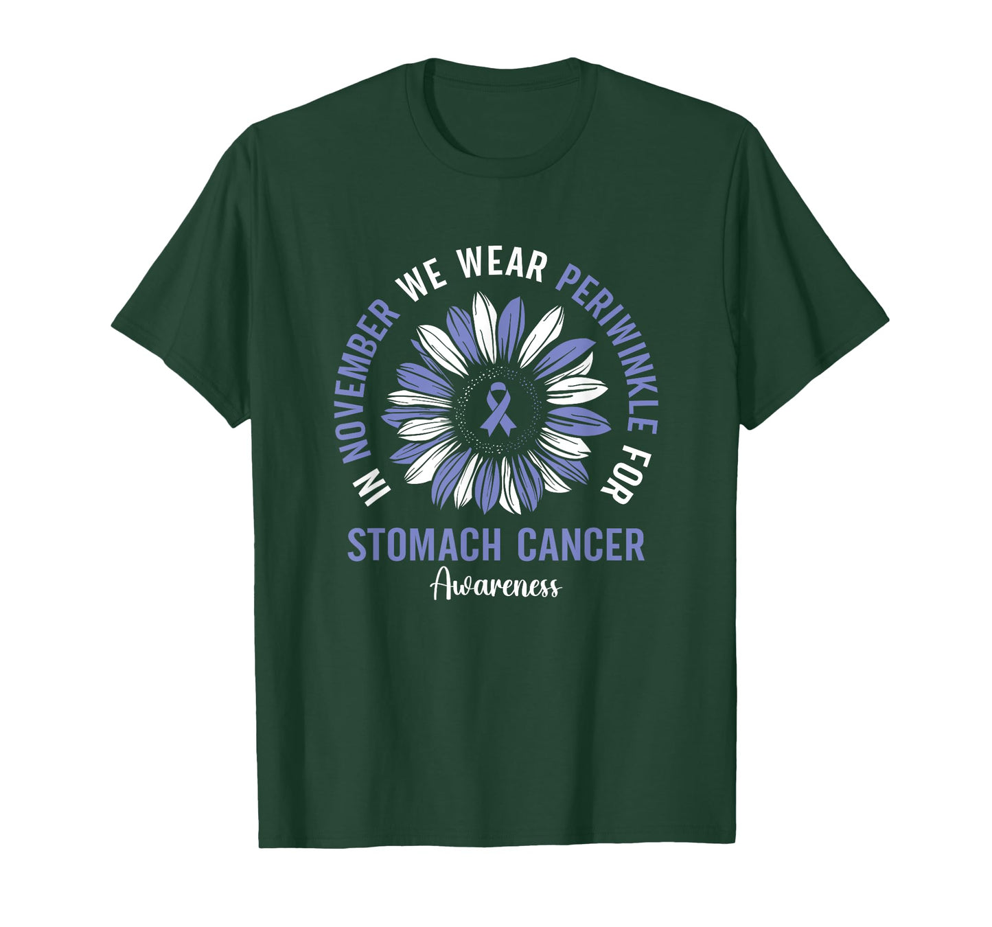 In November We Wear Periwinkle For Stomach Cancer Awareness T-Shirt