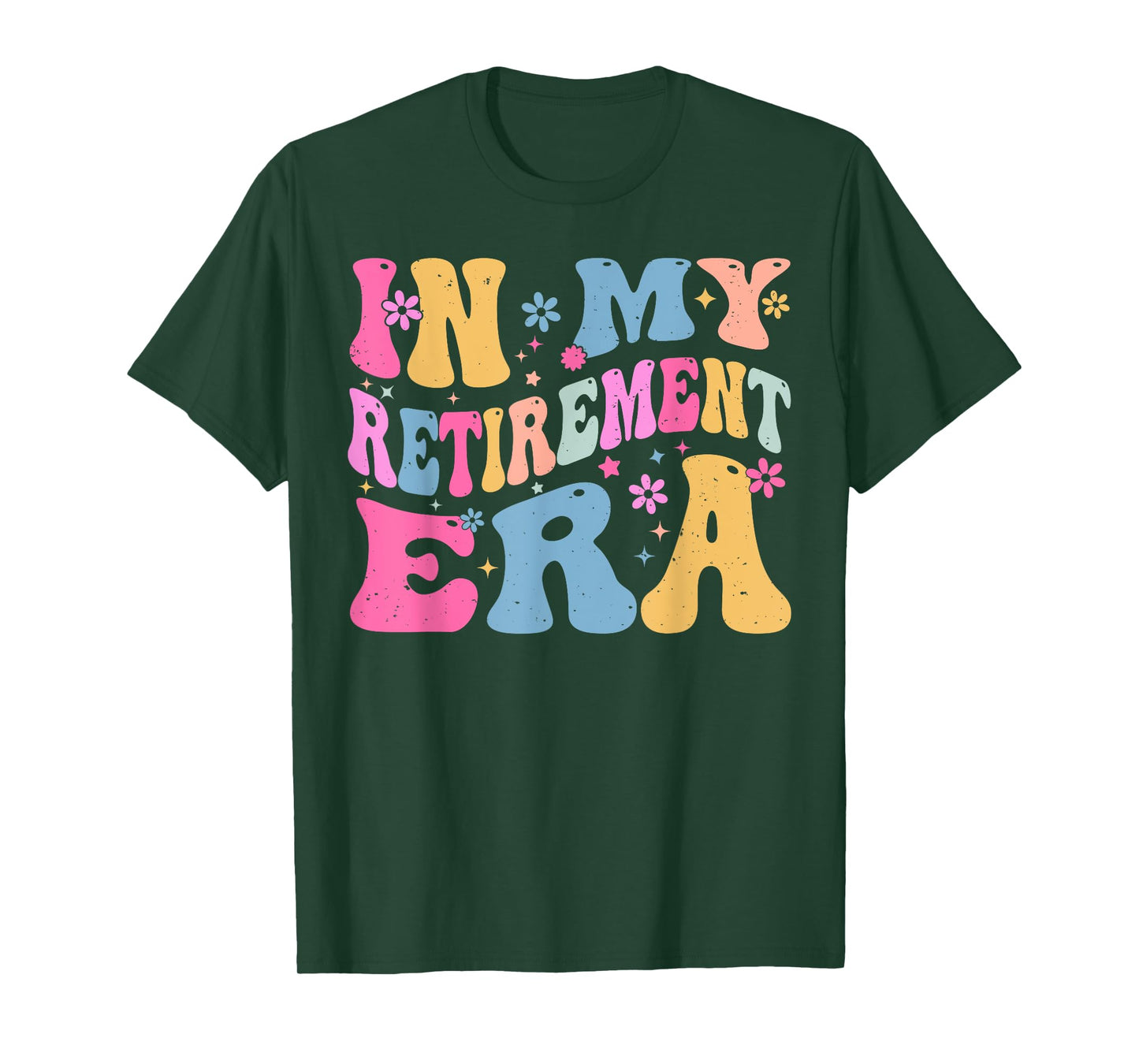 Retro Groovy Womens Retirement Era Funny Retired Teacher T-Shirt