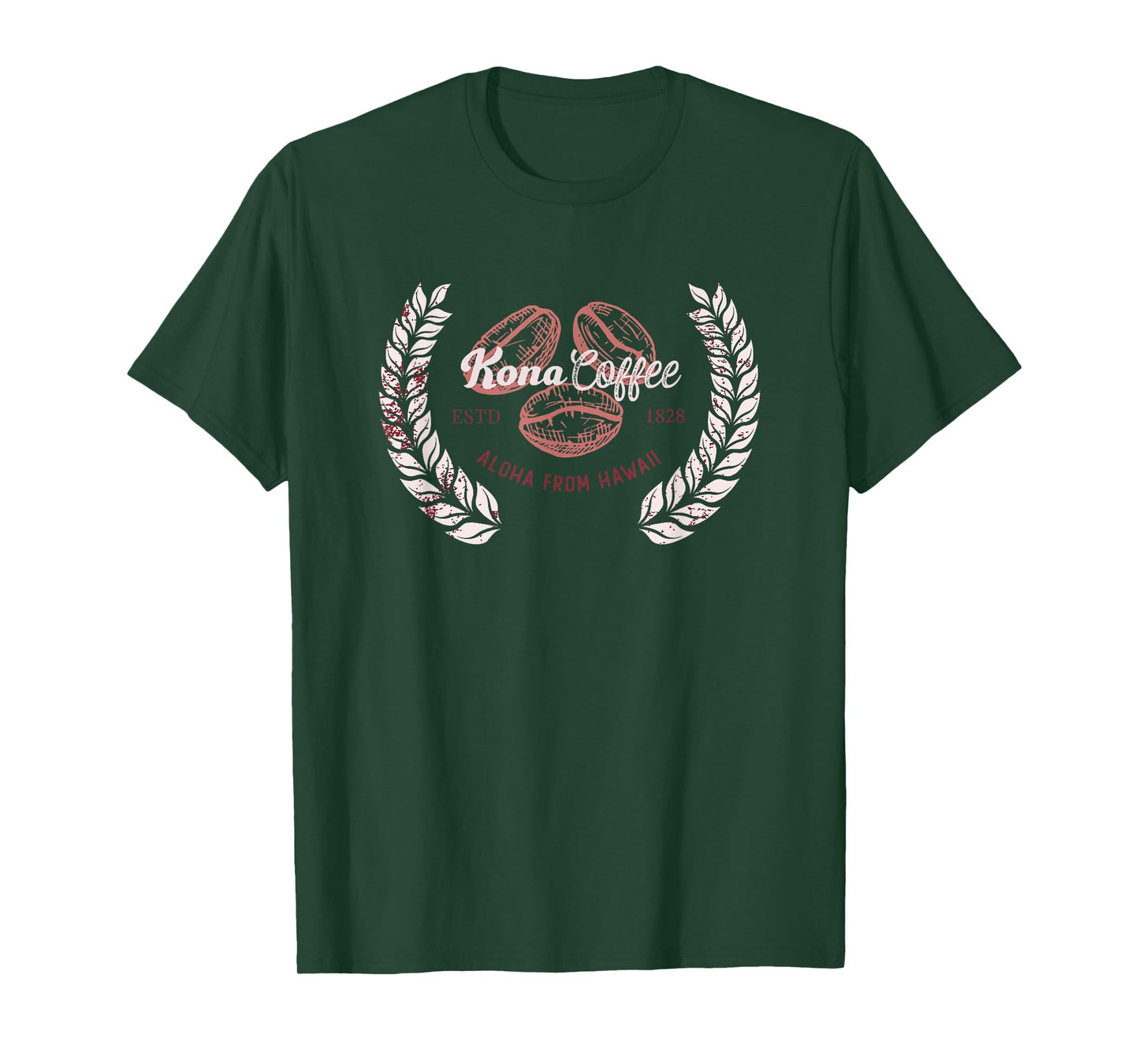 Kona Coffee Hawaii Designed by Hulave Tee Hawaii T-Shirt