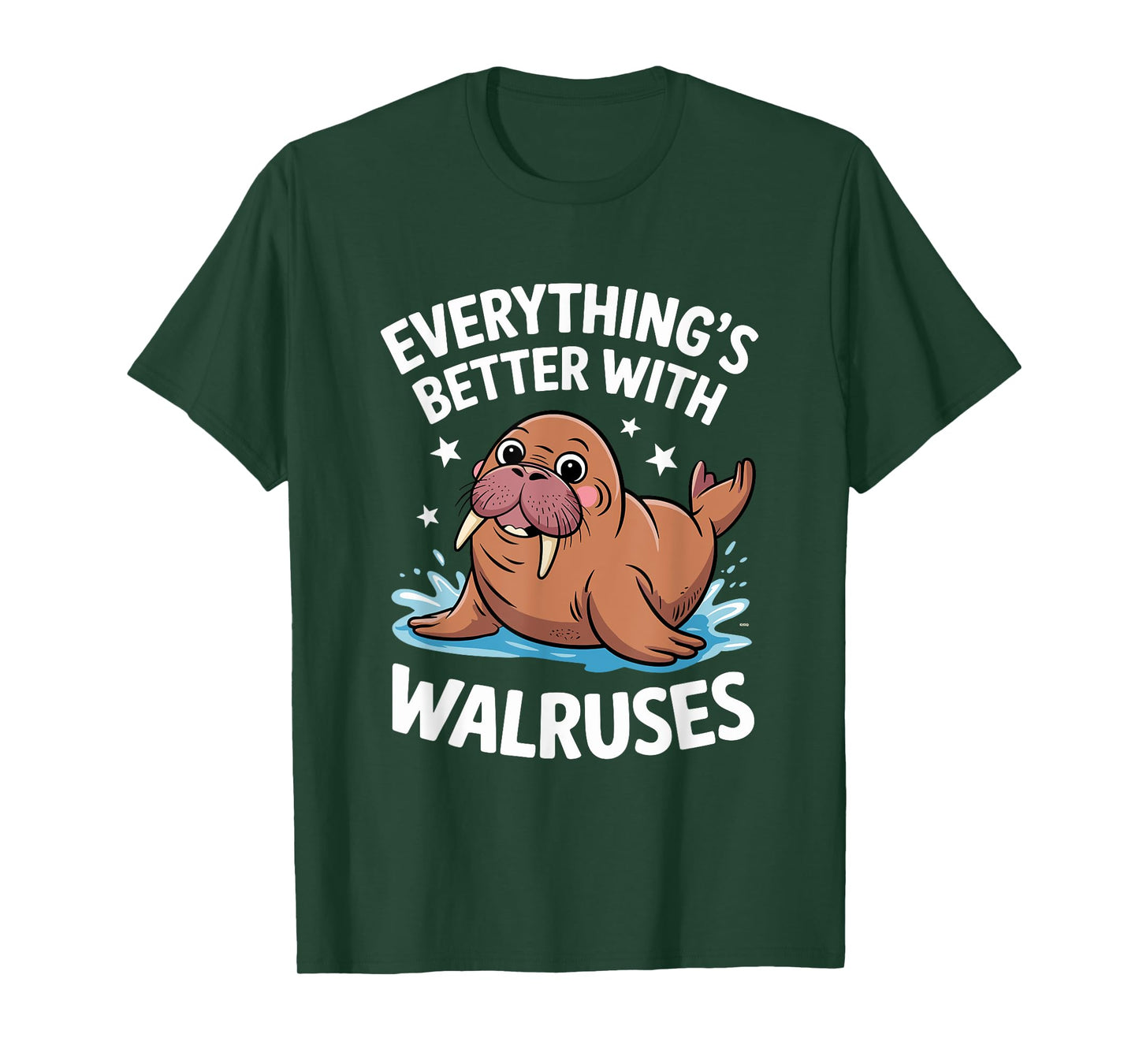 Cute Walrus Lover Adults or Kids Boys Girls Walruses T-Shirt