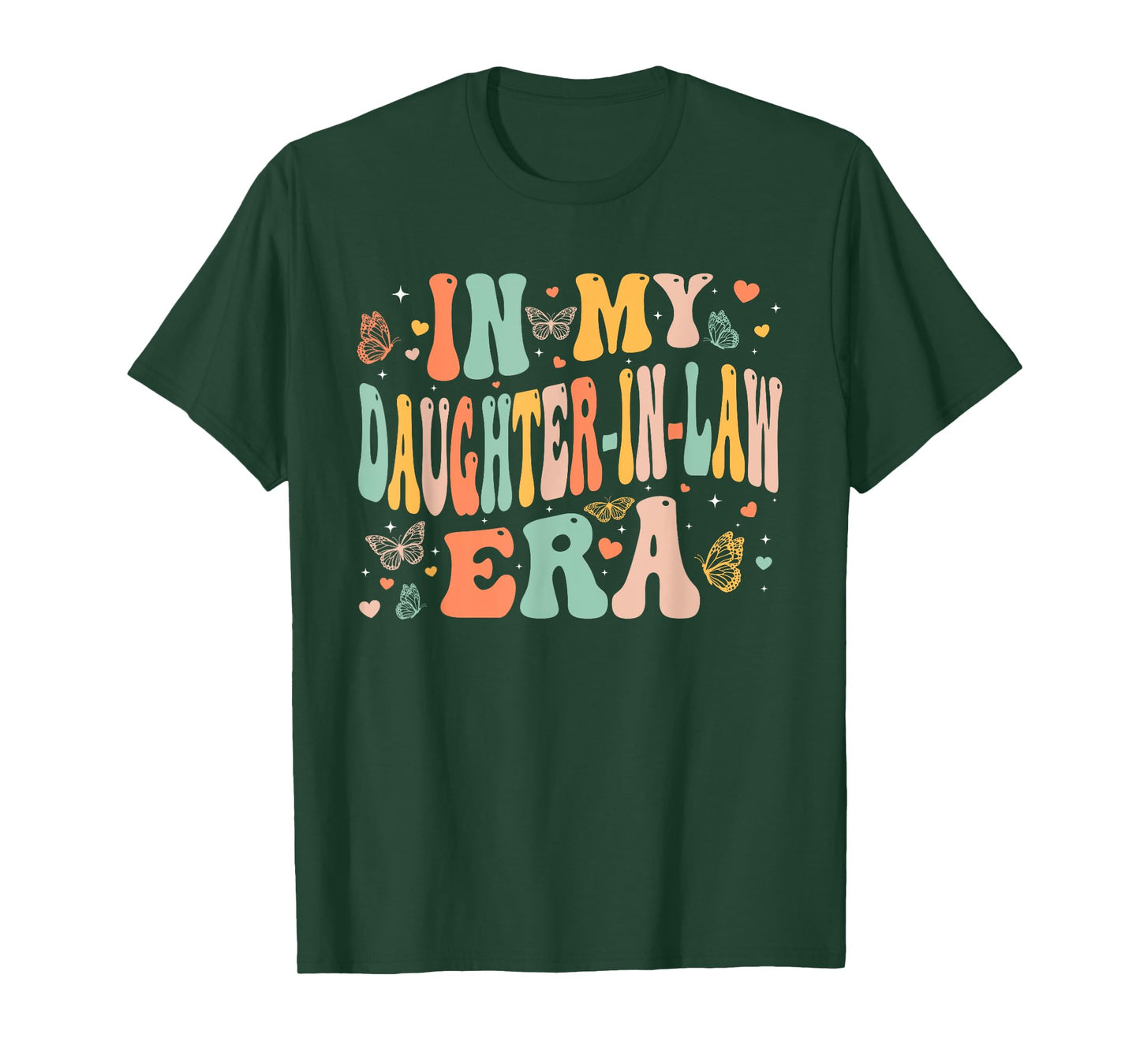 Retro Groovy In My Daughter-In-Law Era Mother's Day Girls T-Shirt
