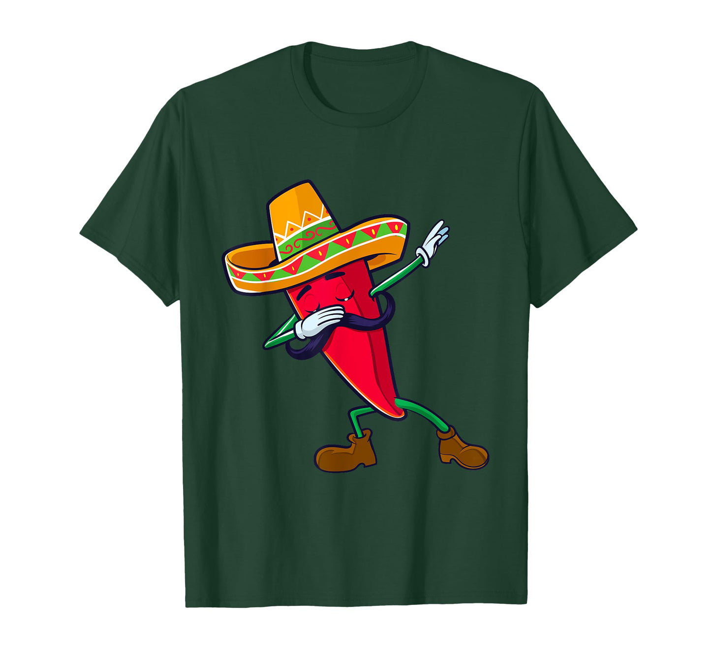 Funny Dabbing Chili Mexican Pepper Dab T-Shirt