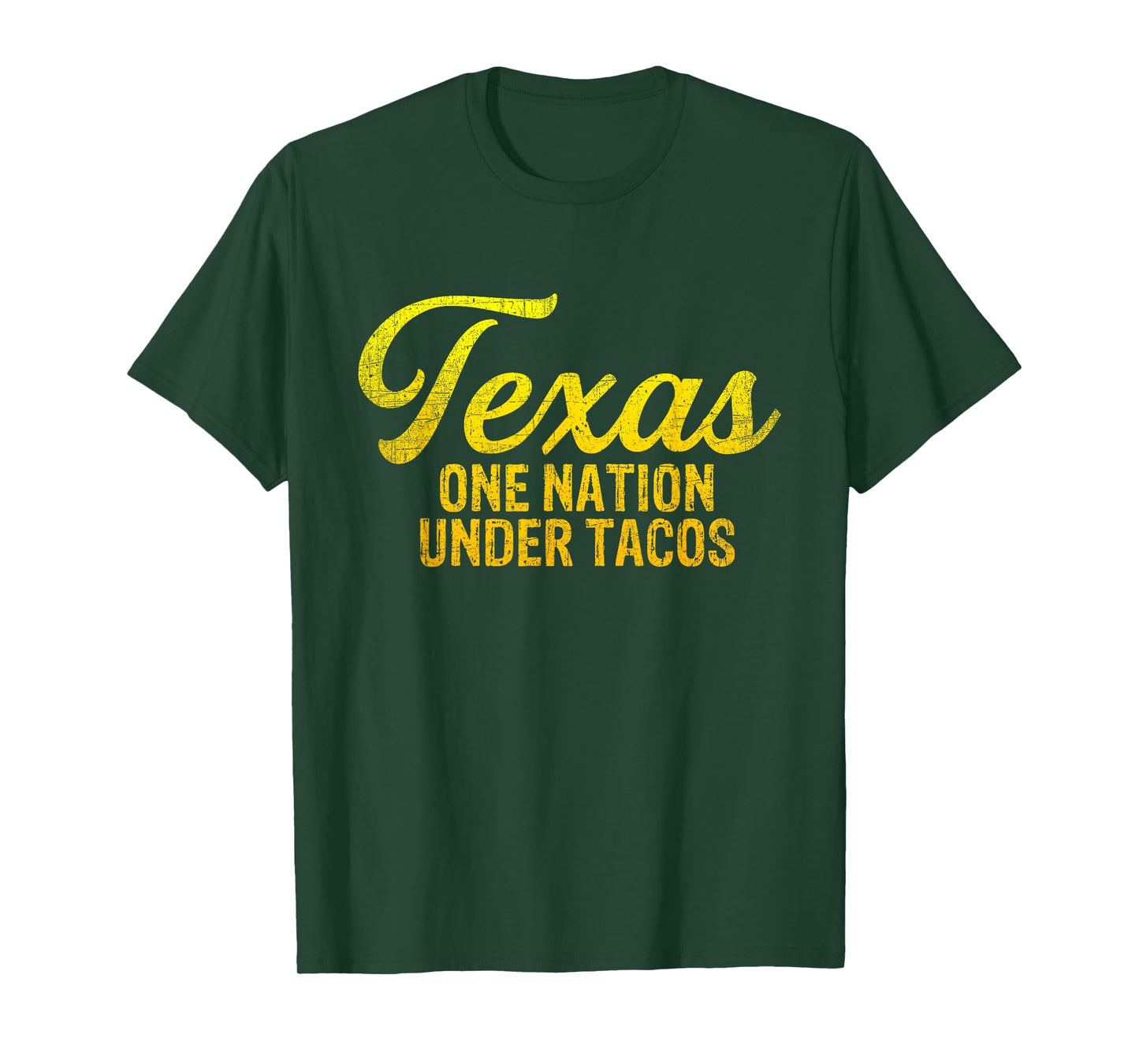 Texas One Nation Under Tacos - Funny Texas Taco Lovers T-Shirt