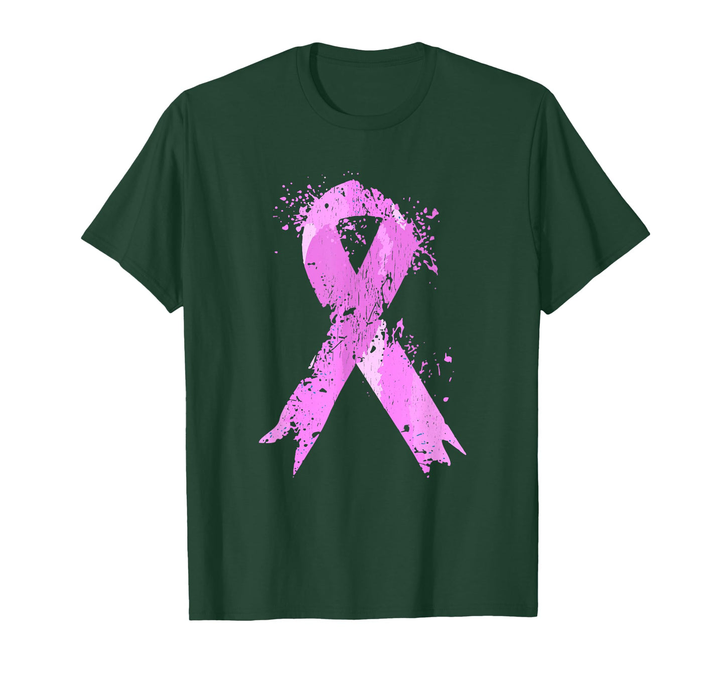Pink Ribbon Breast Cancer Awareness Breast Cancer Walk T-Shirt