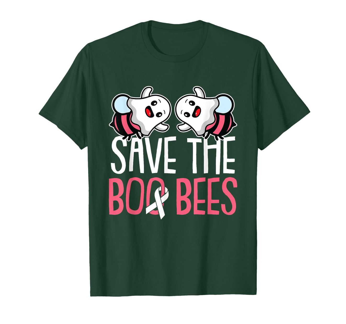 Save The Boo Bees Breast Cancer Awareness Warrior Survivor T-Shirt