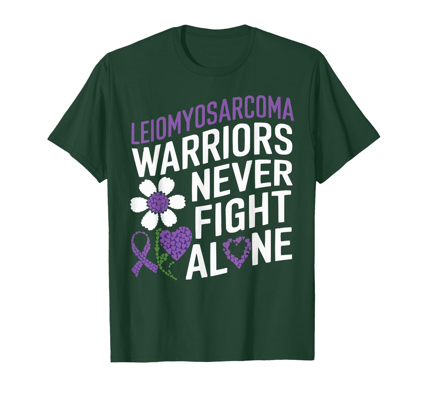 Leiomyosarcoma Cancer Awareness Ribbon Fight Cancer T-Shirt