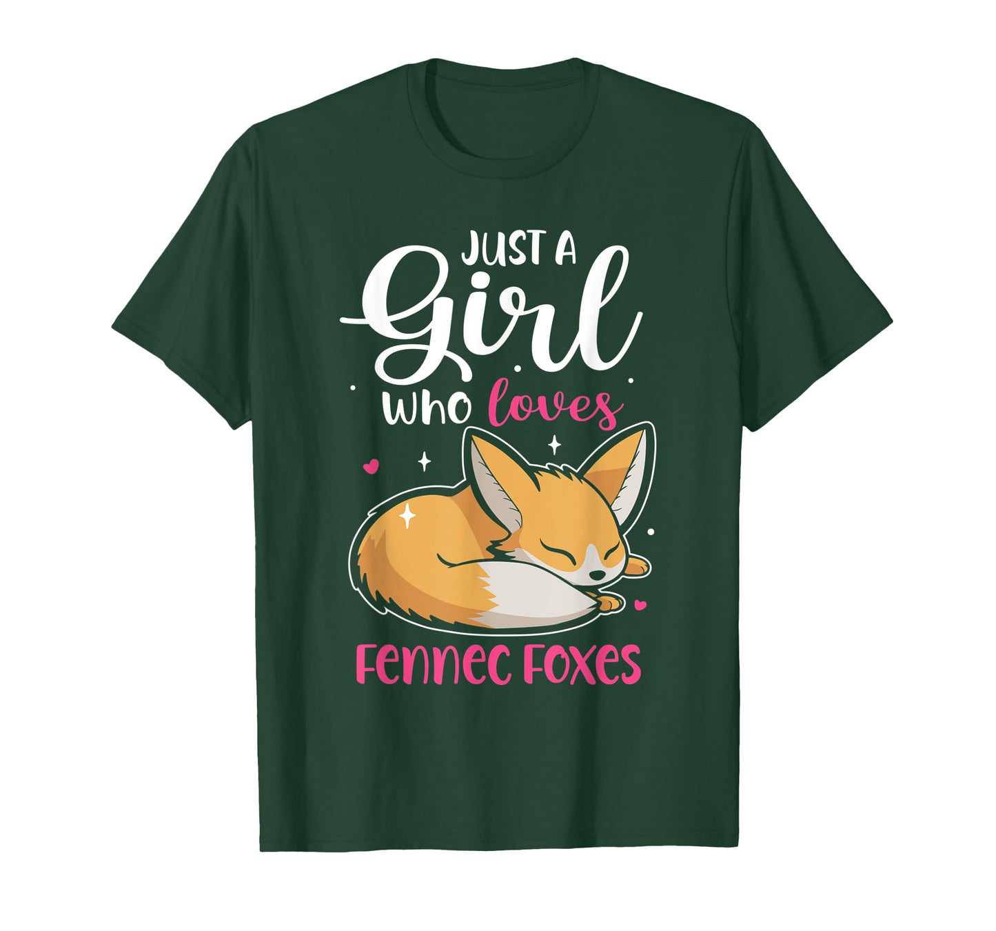 Women Loves Wildlife Animals Nature Forest Fennec Foxes T-Shirt