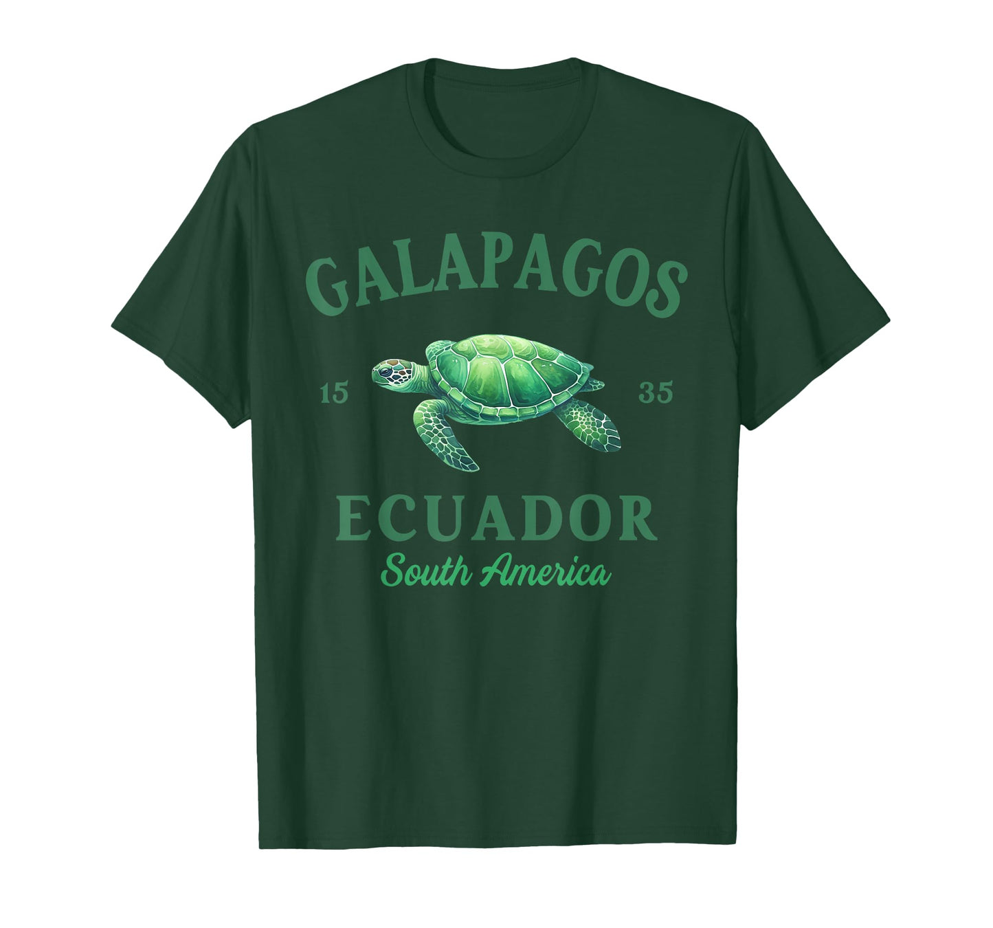 Galapagos Islands Ecuador Galapagos Travel Tortoise T-Shirt