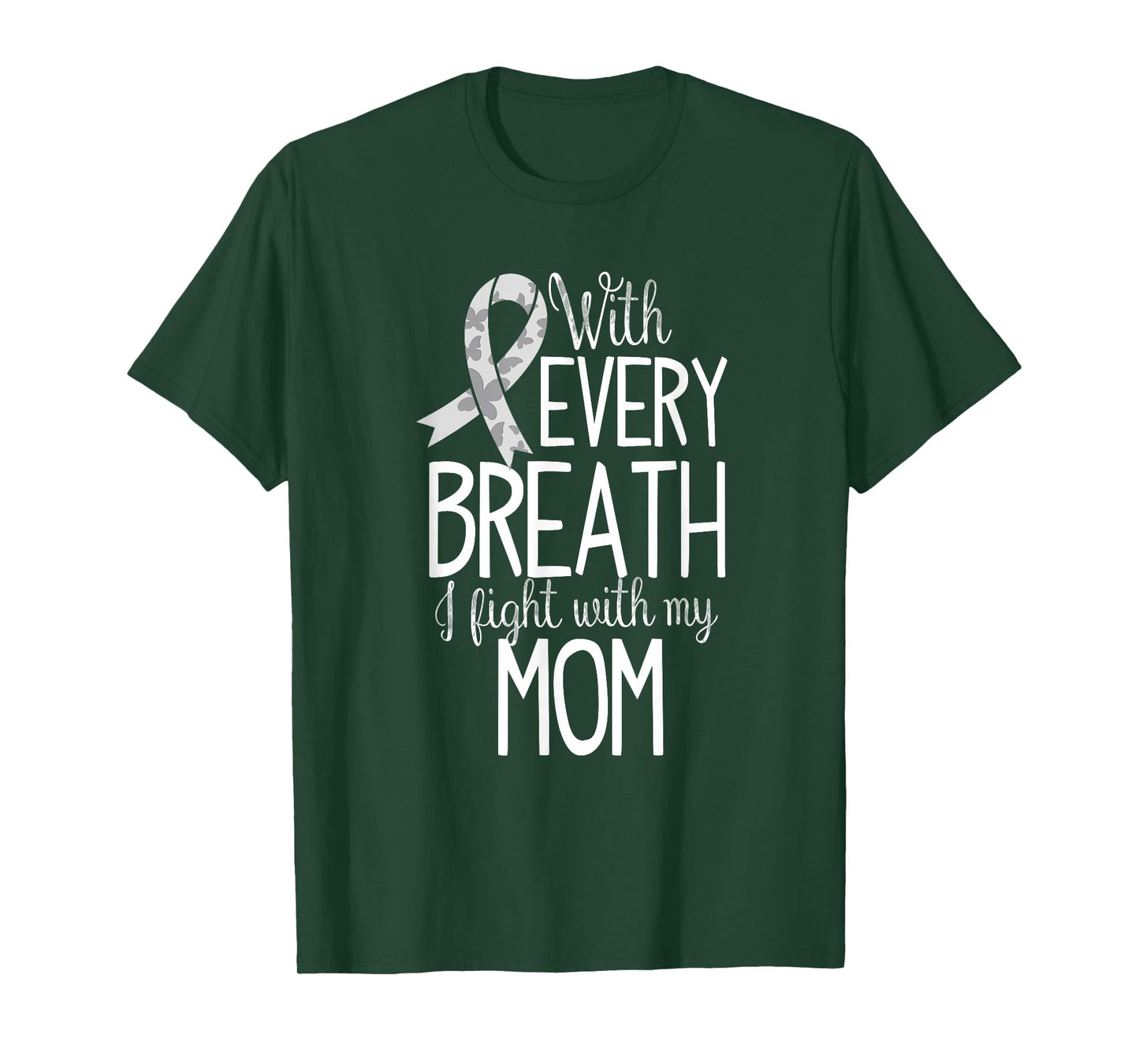 Mom Lung Cancer Awareness T Shirt Women Men Kids T-Shirt
