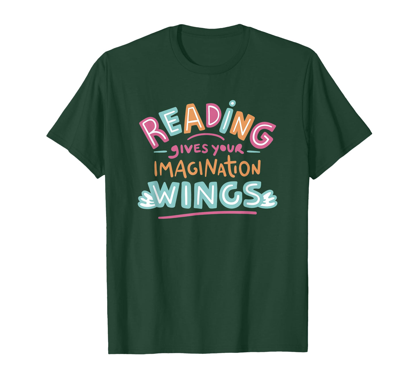READING GIVES YOUR IMAGINATION WINGS Read Books Meme T-Shirt
