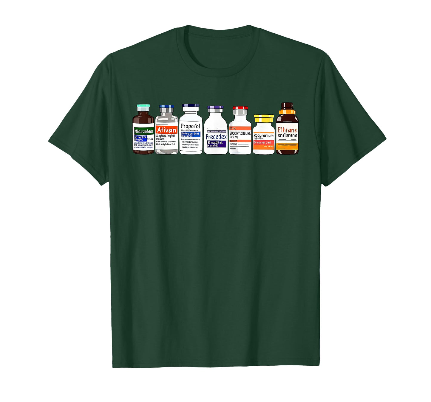 ICU Nurse Pharmacy Intensive Critical Care Black Women's Modern Classic ICU Nurse Propofol T-Shirt