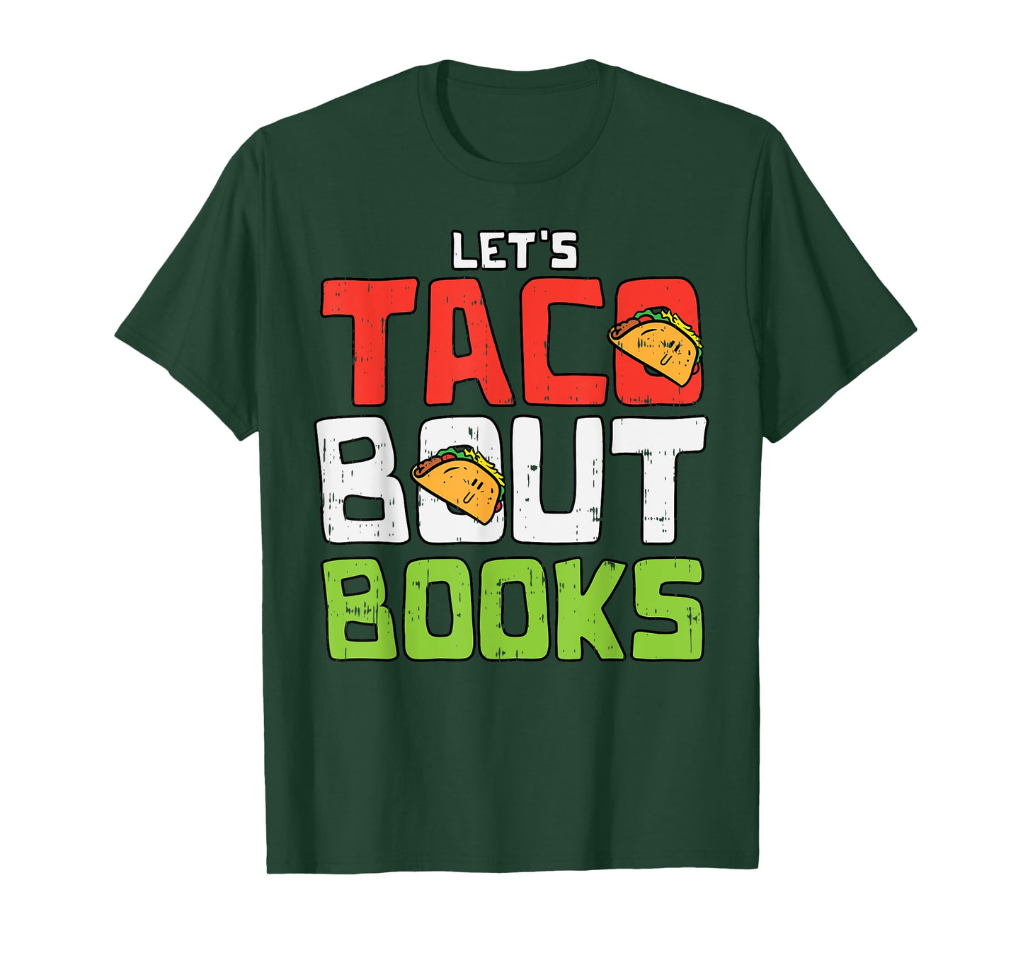 Taco Bout Books Funny Cinco De Mayo Mexican Librarian T-Shirt