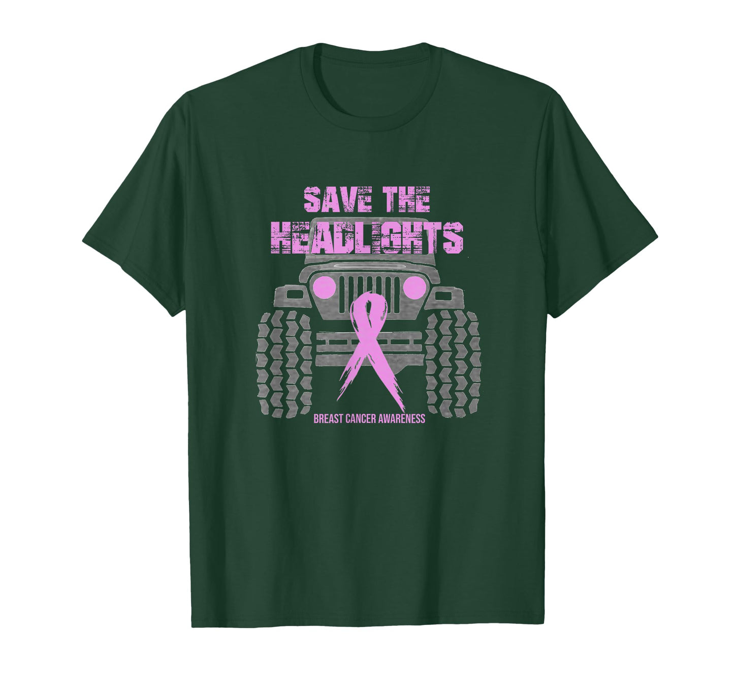 Save the headlights/ Breast Cancer Awareness T-Shirt