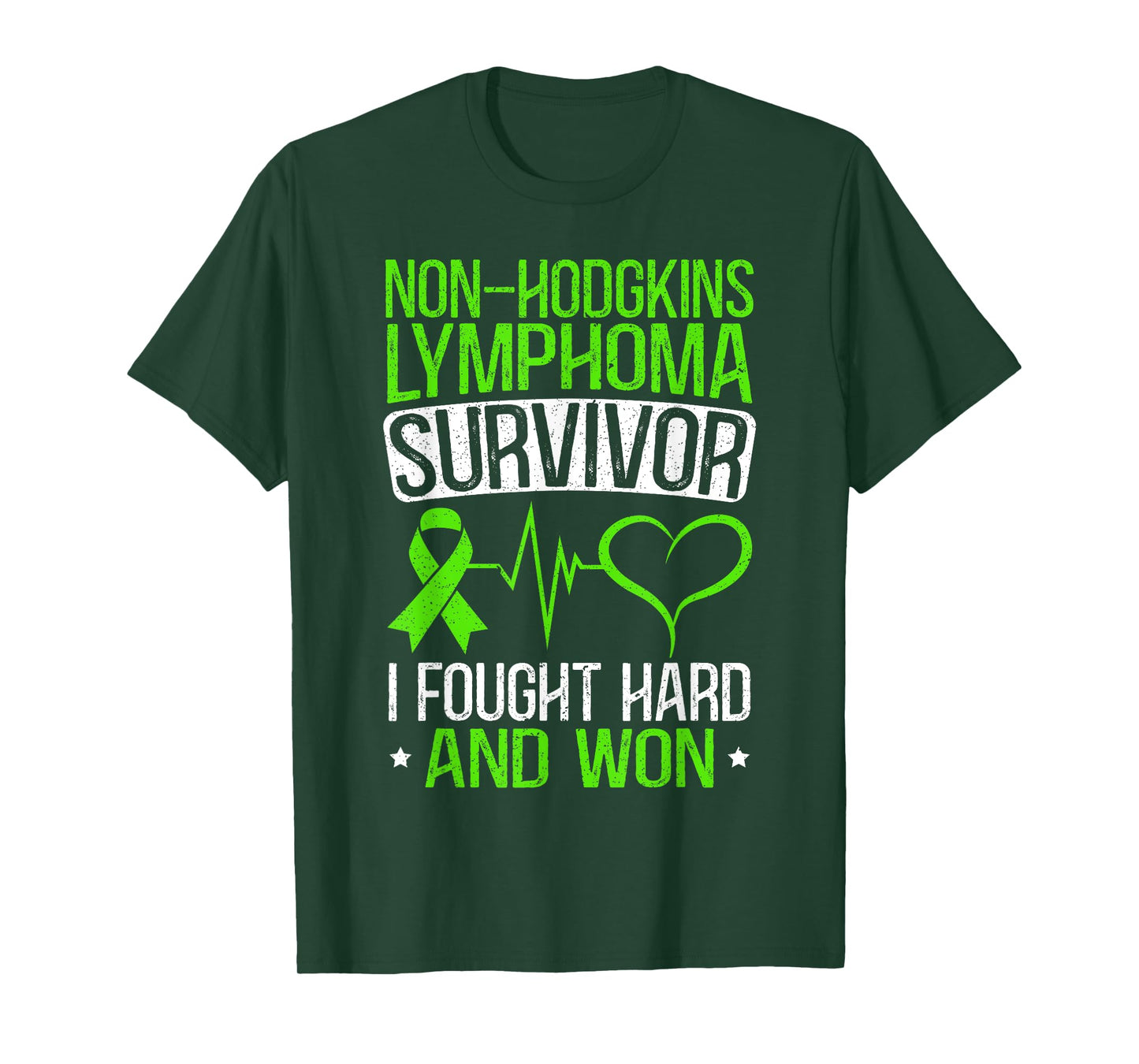 Non-Hodgkin Lymphoma Survivor I Fought Hard And Won T-Shirt