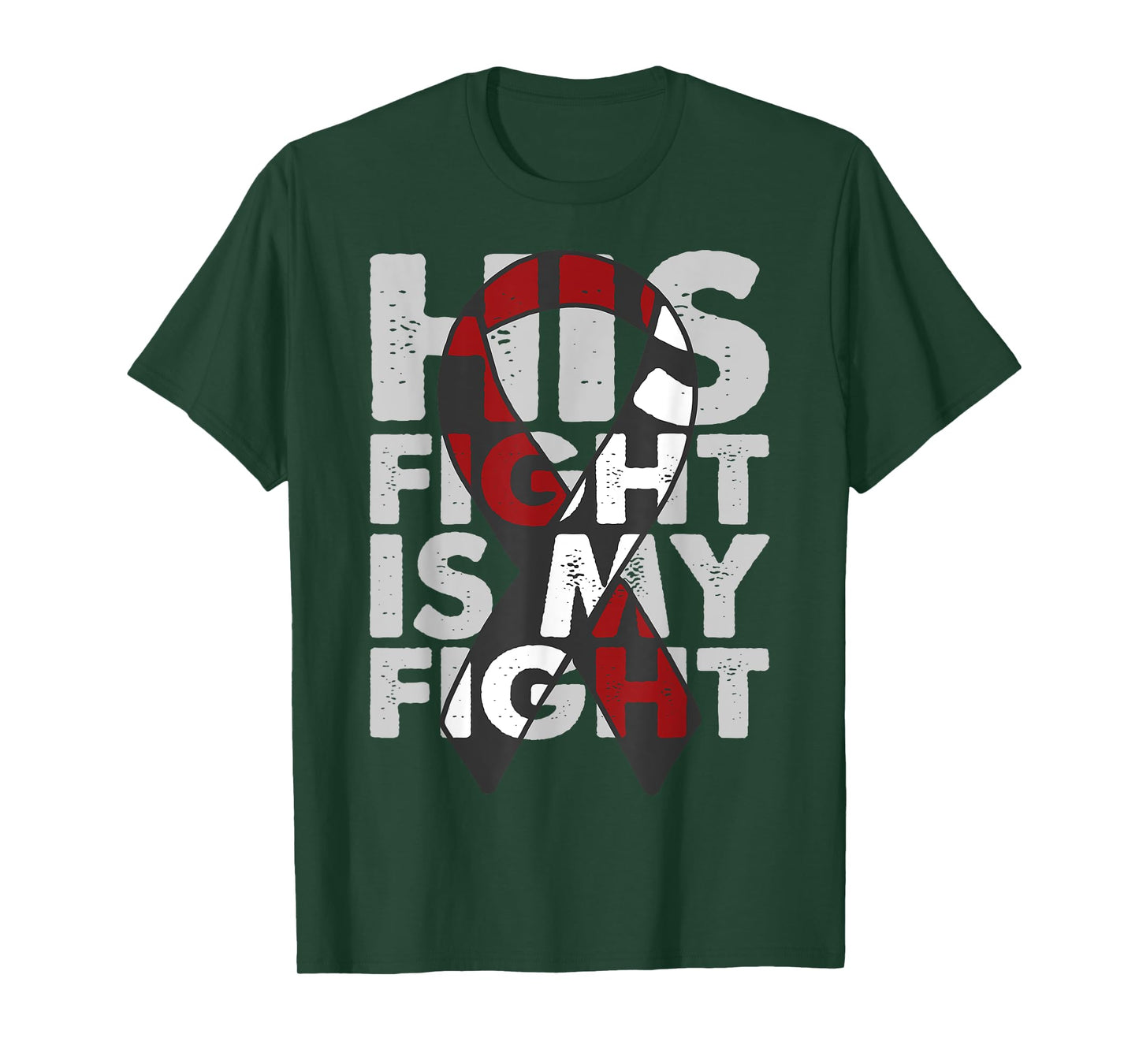 Laryngeal Cancer His Fight Is My Fight Awareness Tshirt T-Shirt