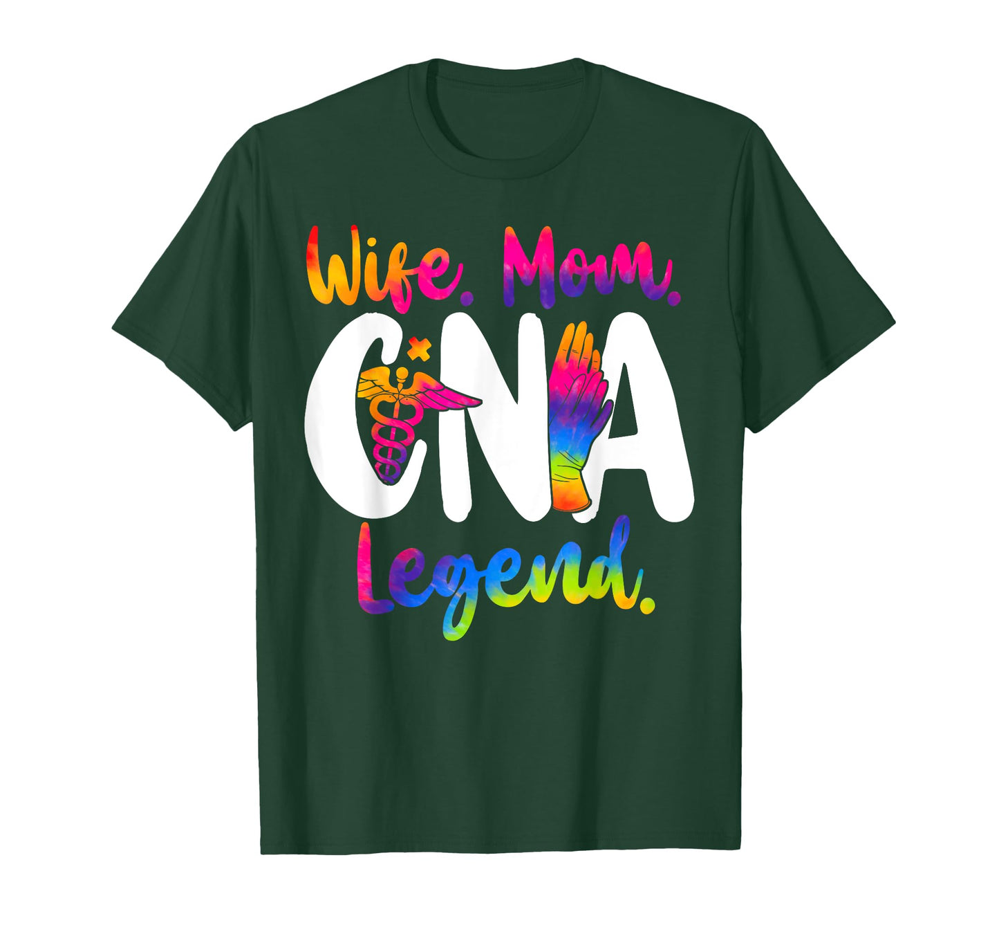 CNA Nurse Certified Nursing Assistant Wife Mom Wife. Mom. T-Shirt