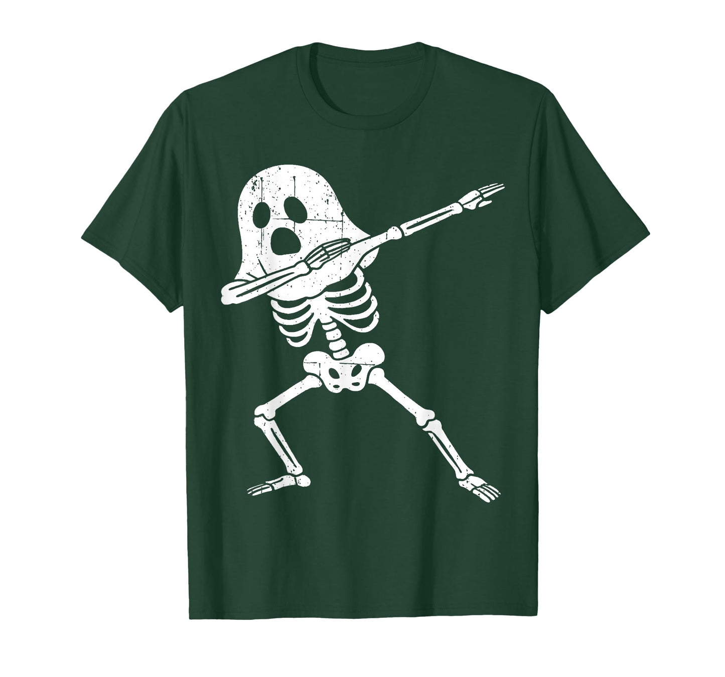 Spooky Scary Skeleton Dabbing Halloween for Men Women Kids T-Shirt