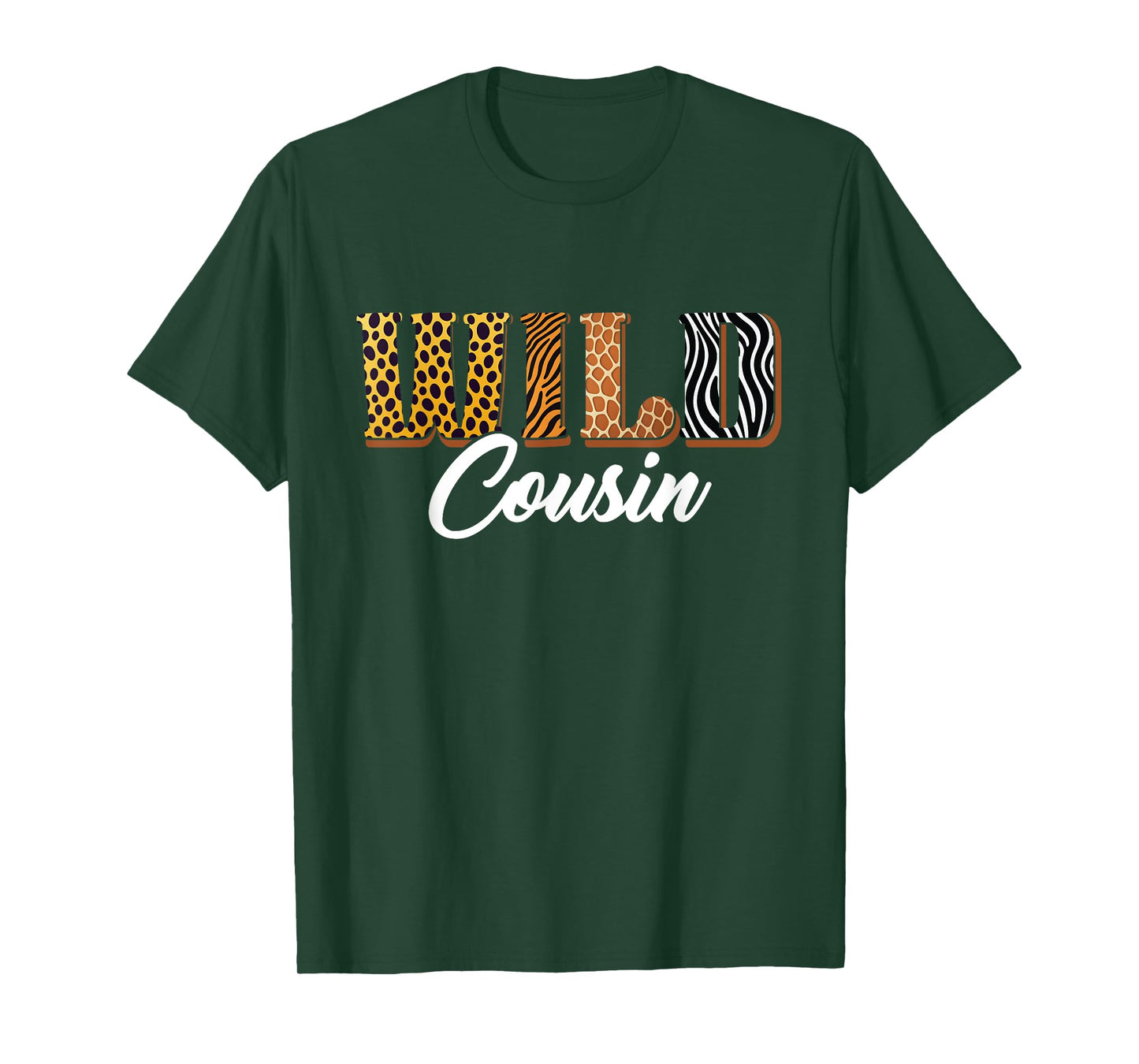 Wild Cousin Zoo Safari Jungle Animal Bday Matching Family T-Shirt