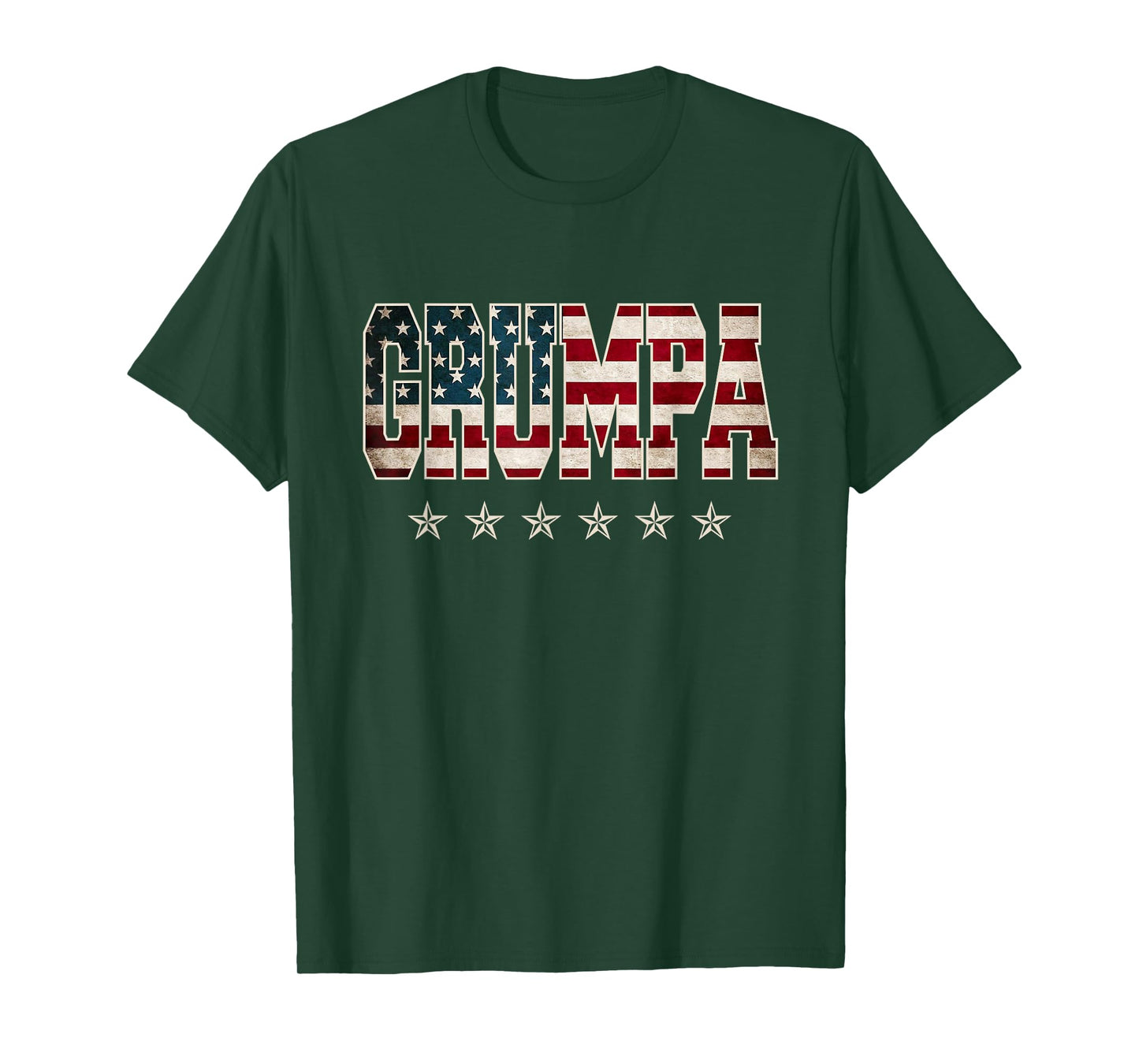 Grumpa Father's Day American Flag 4th of July Vintage Xmas T-Shirt