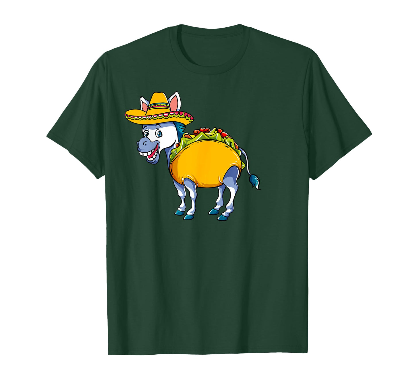 Donkey Taco Hilarious Burro Design for Cinco de Mayo T-Shirt