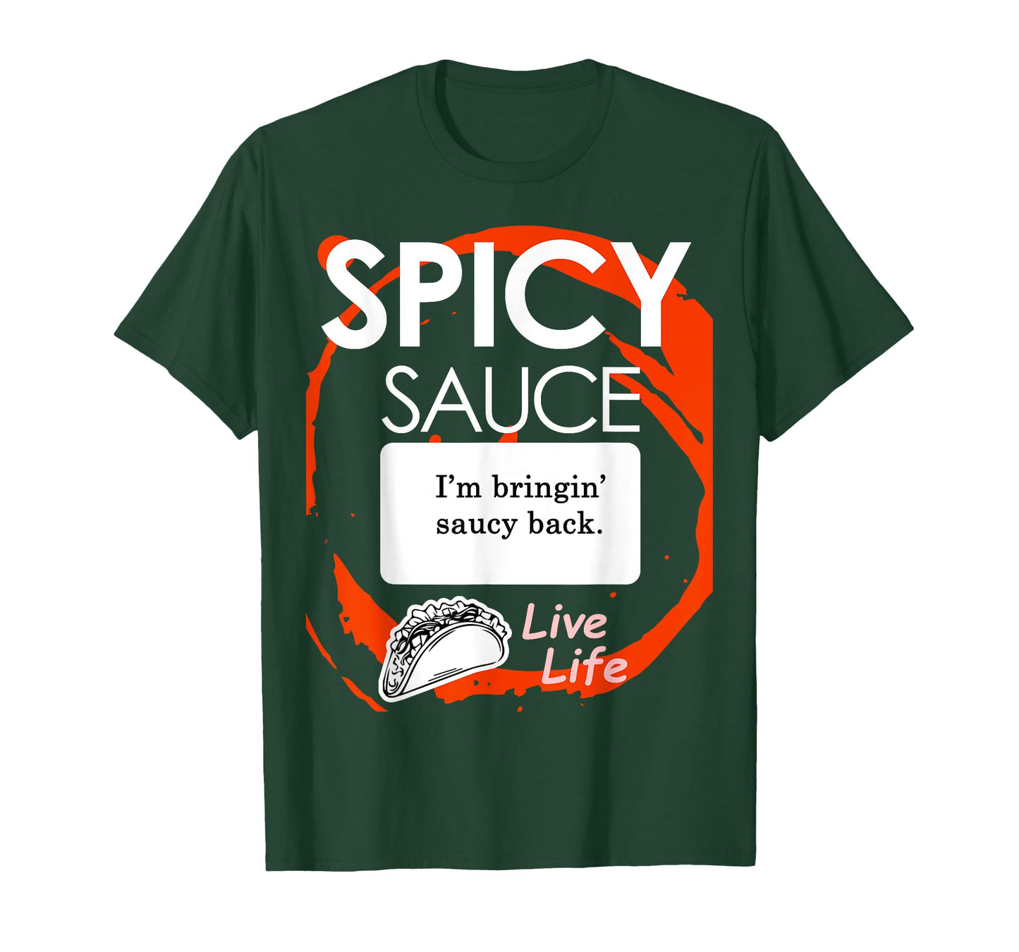 Taco Sauce Tshirts Spicy Group Halloween Costumes Shirt T-Shirt